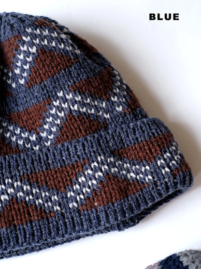 FOUND FEATHER "Geo Beanie / Donegal Wool(2colors)"