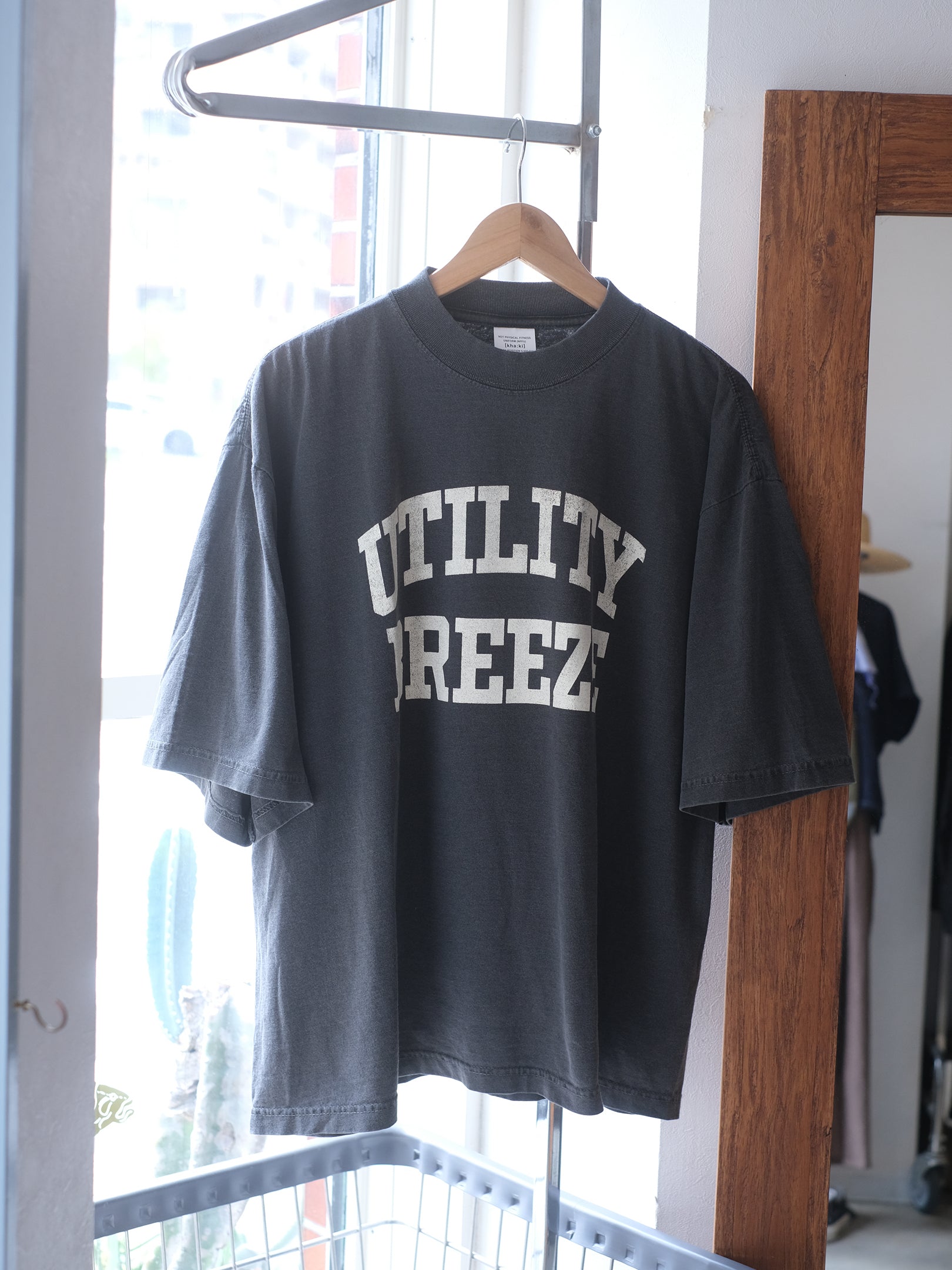 Kha:ki "WIDE TEE -UTILITY BREEZE-(3colors)"