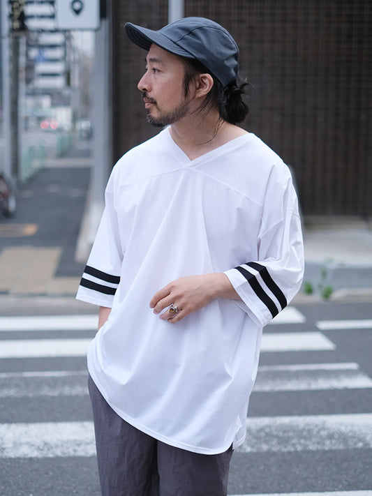 THE SUNNY "FOOTBALL T-SHIRT(WHITE)"