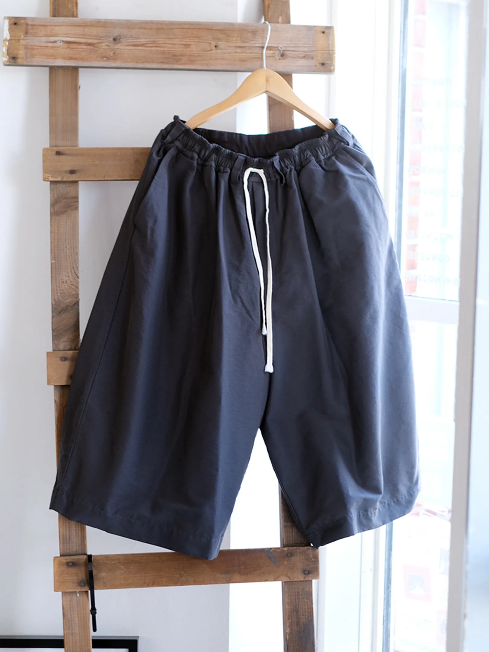 児島新鮮組  "BIG BULB (GRAY COTTON/NYLON)"