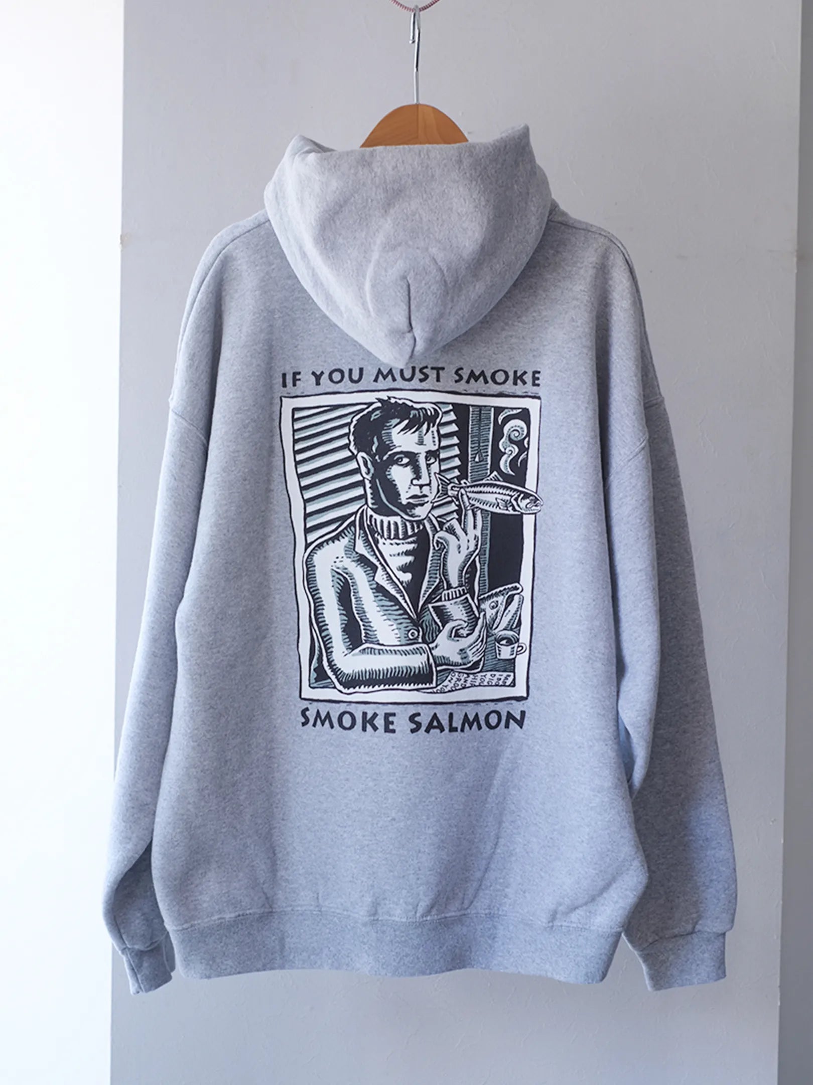 RAY TROLL "SMOKE SALMON HOODY(2colors)"