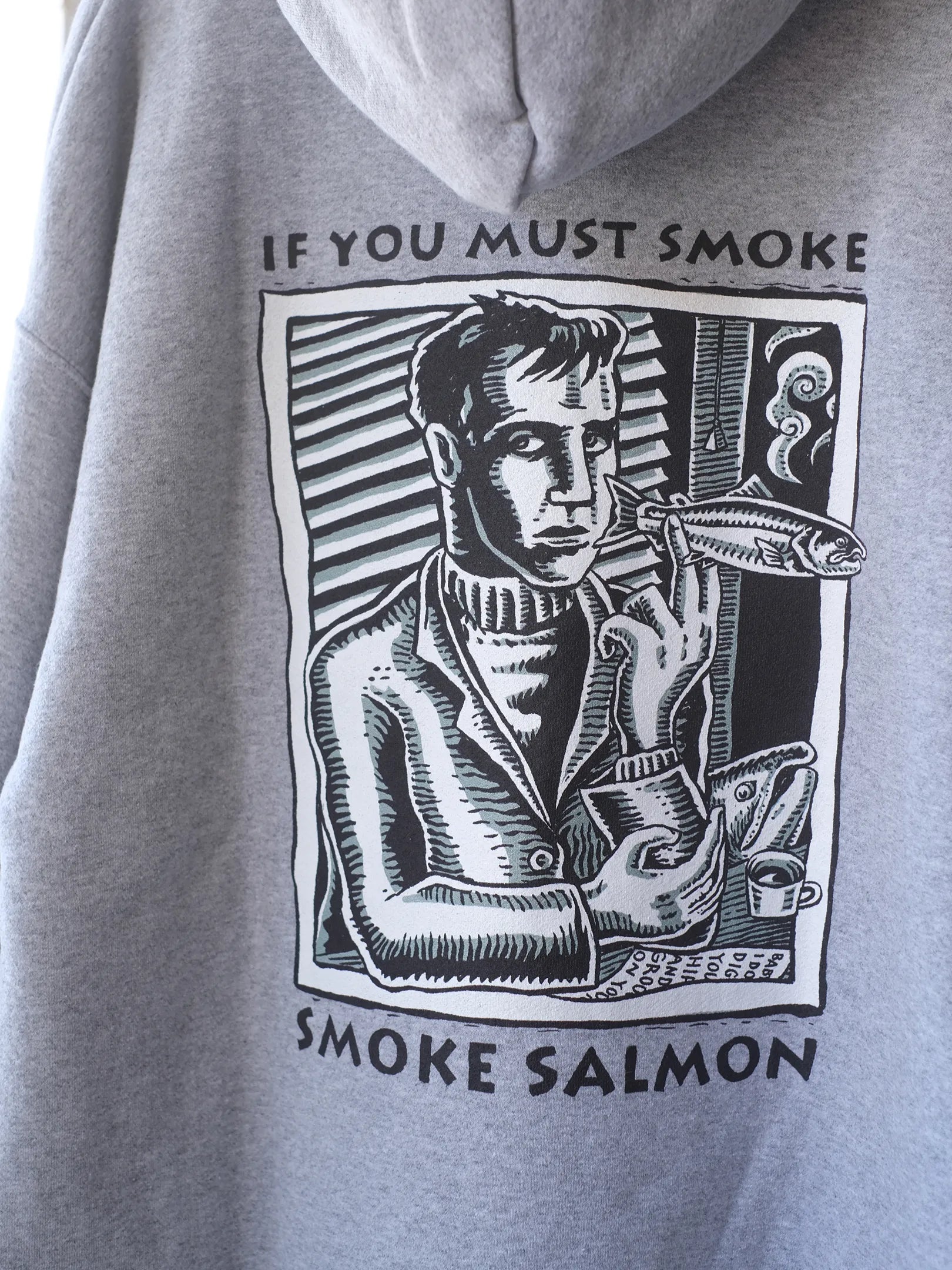 RAY TROLL "SMOKE SALMON HOODY(2colors)"
