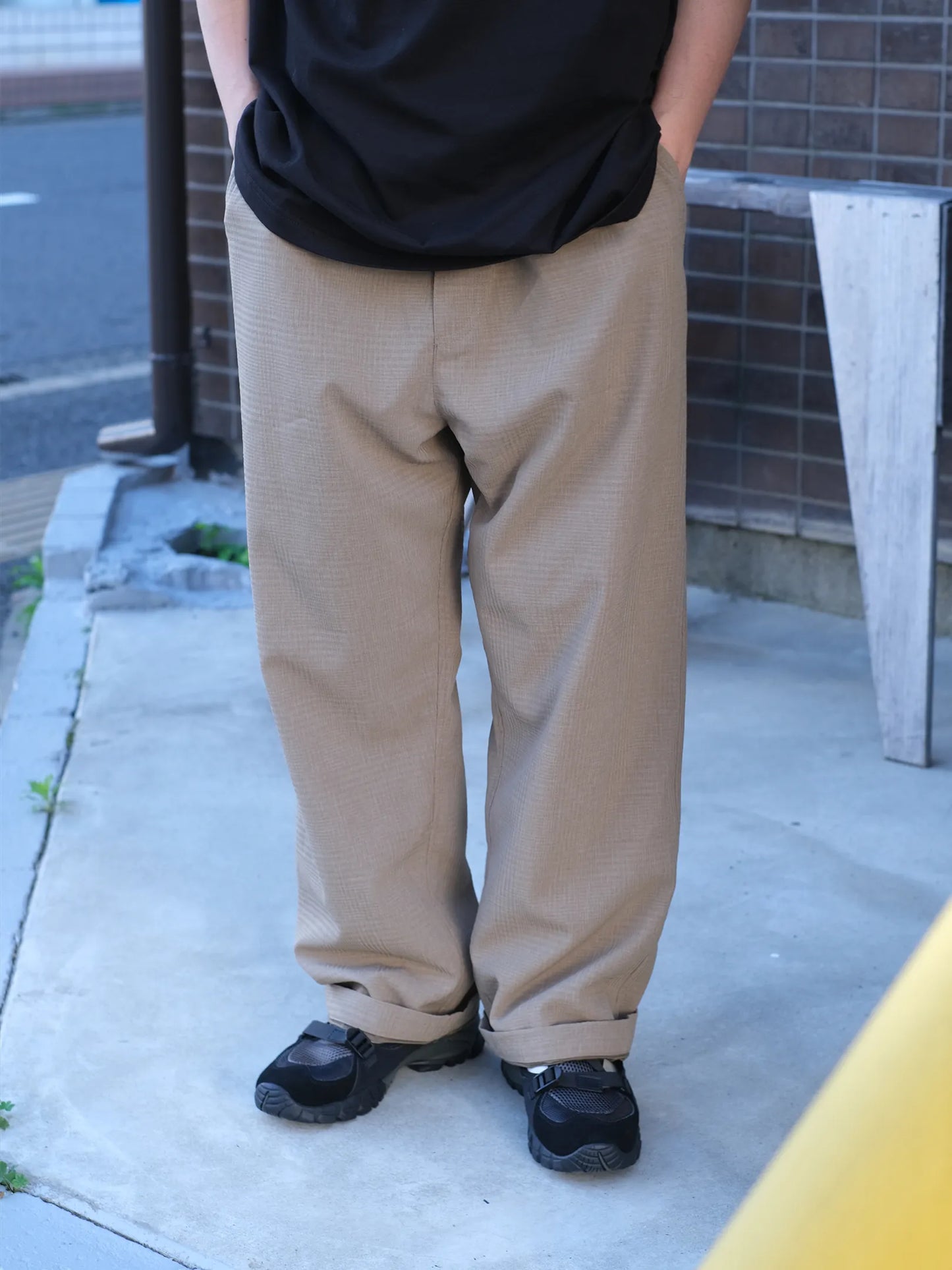 maillot  "shadow check easy trouser(2colors)"