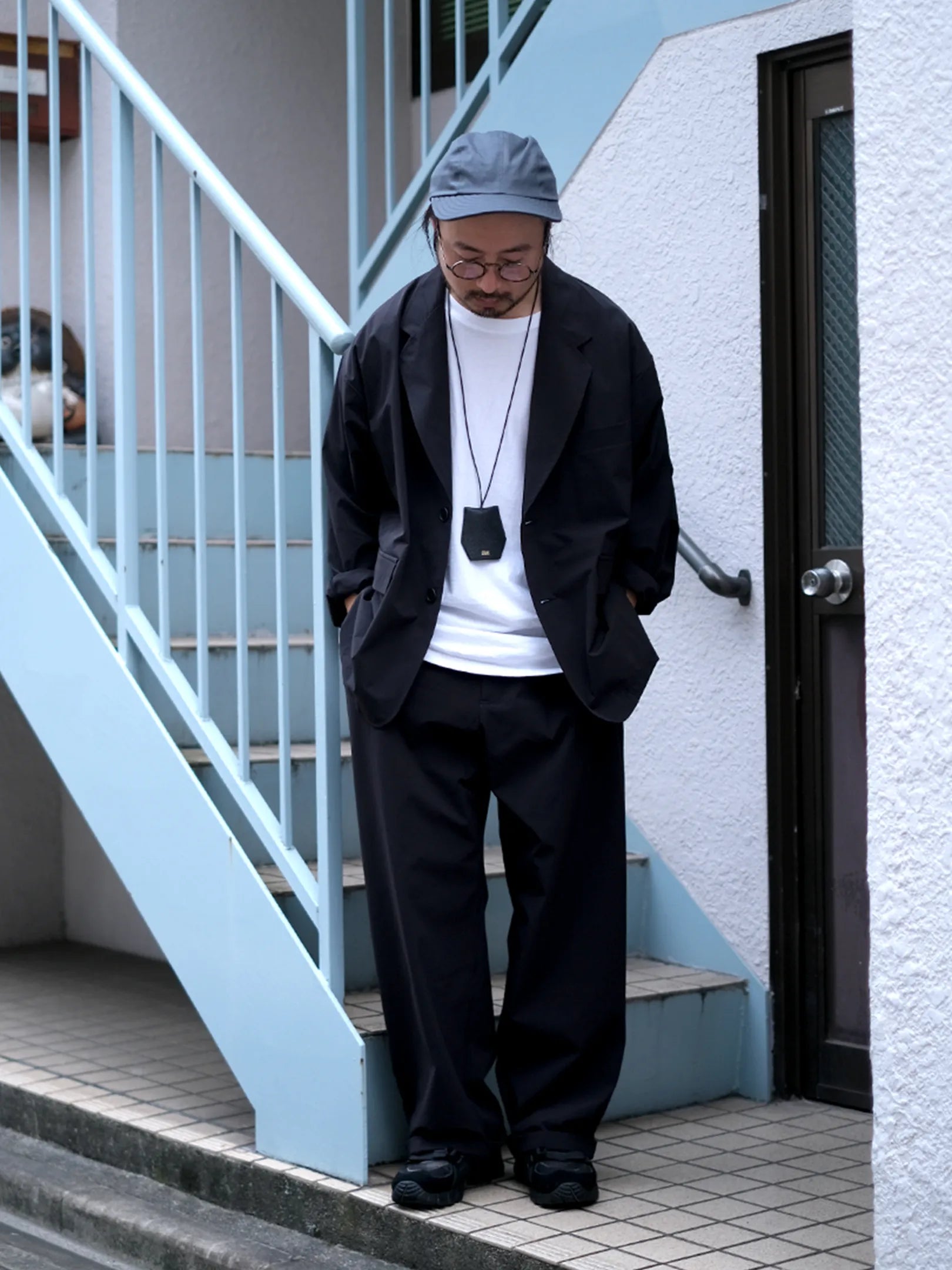 FAKIE STANCE Nylon Tailored Jacket Lサイズ FAKIE STANCE FAKIE STANCE Nylon Tailored Jacket Lサイズ FAKIE STANCE