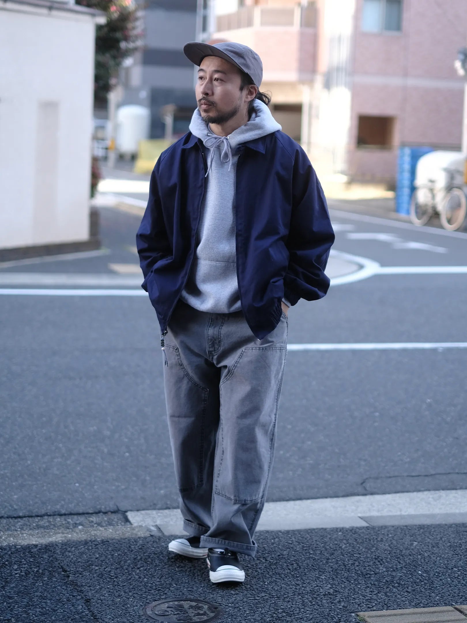 3/7 12~ SEDAN ALL-PURPOSE "Vintage Washed Double Knee Pants(2colors)"