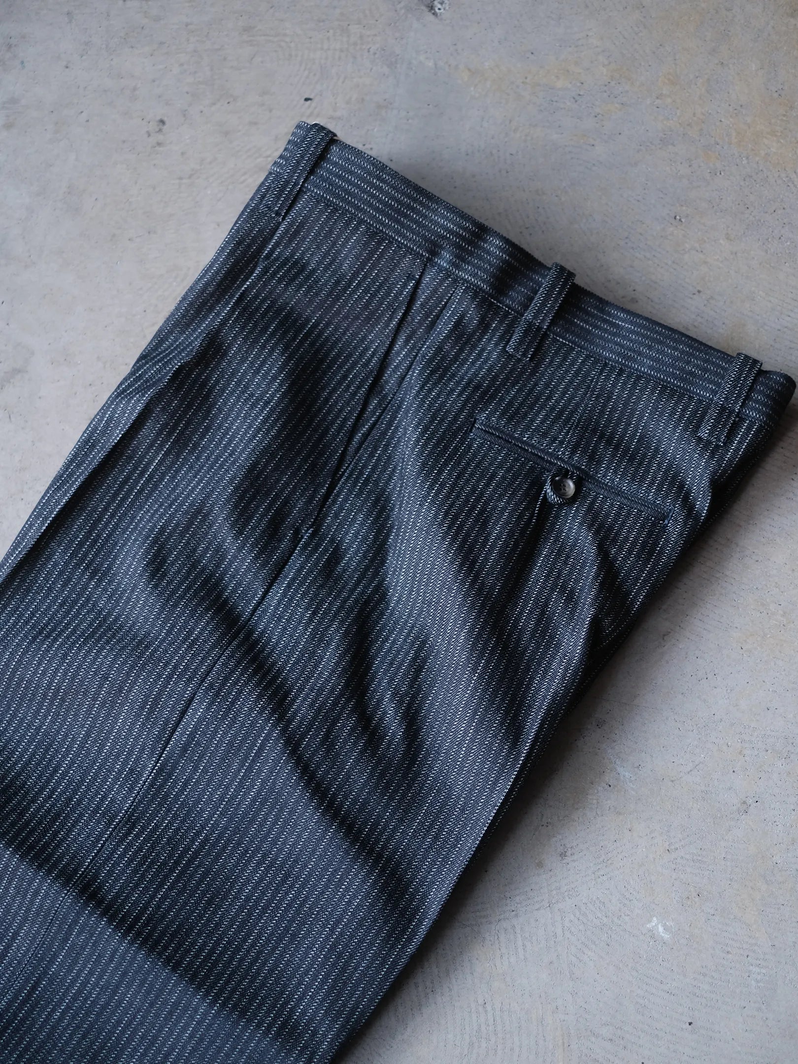 THE SUNNY "STRIPE DENIM PANTS"