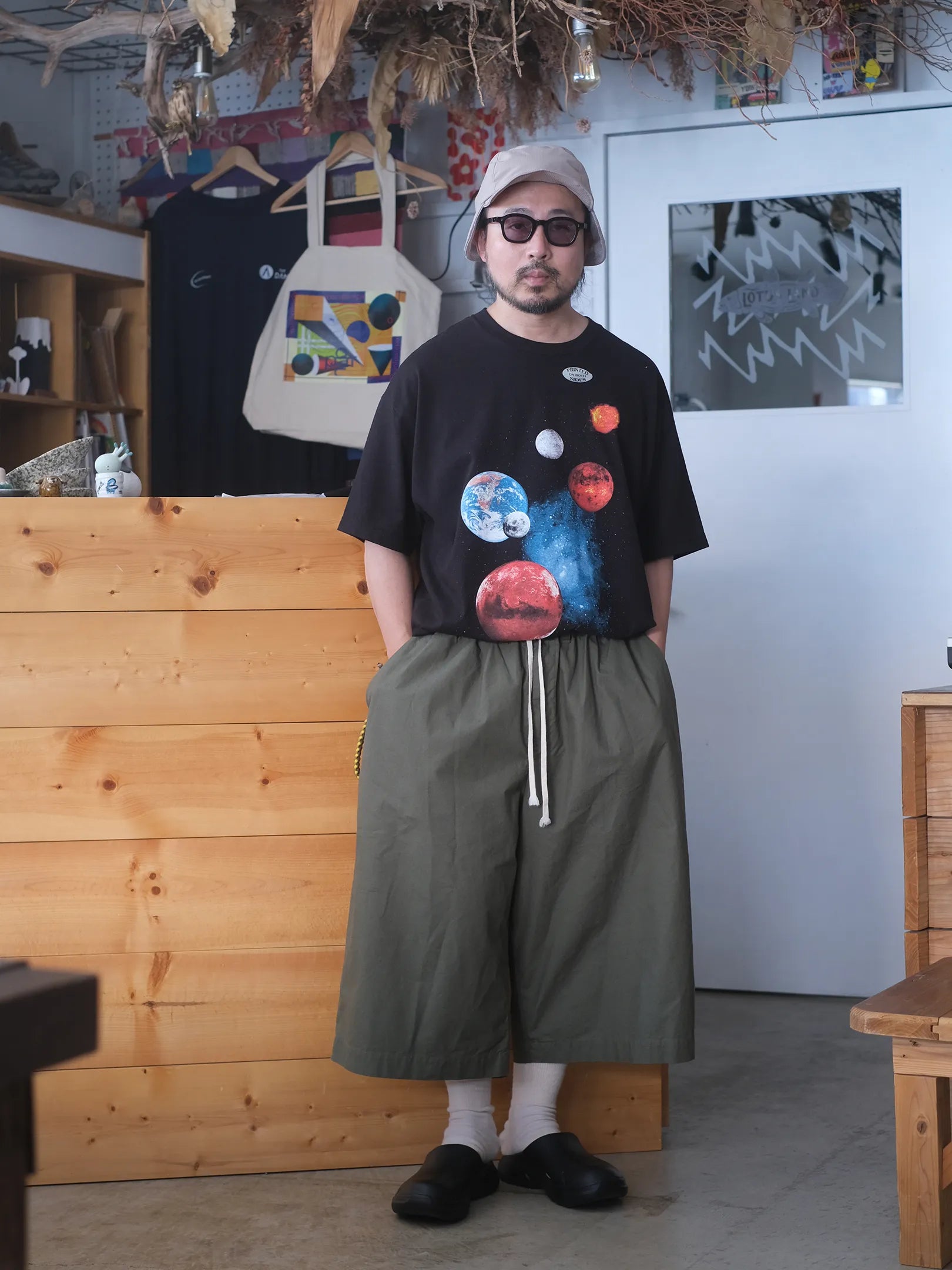 児島新鮮組  "BIG BULB SHORTS (GREEN)"