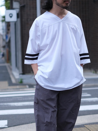 THE SUNNY "FOOTBALL T-SHIRT(WHITE)"