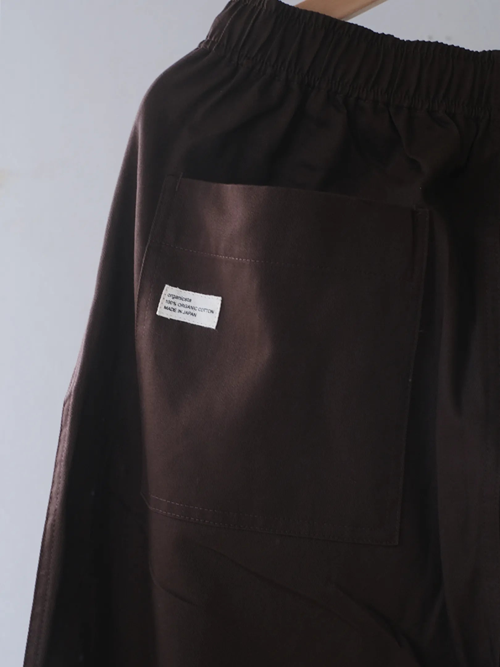 organicsta  "ORGANIC COTTON TWILL EASY PANTS(2colors)"