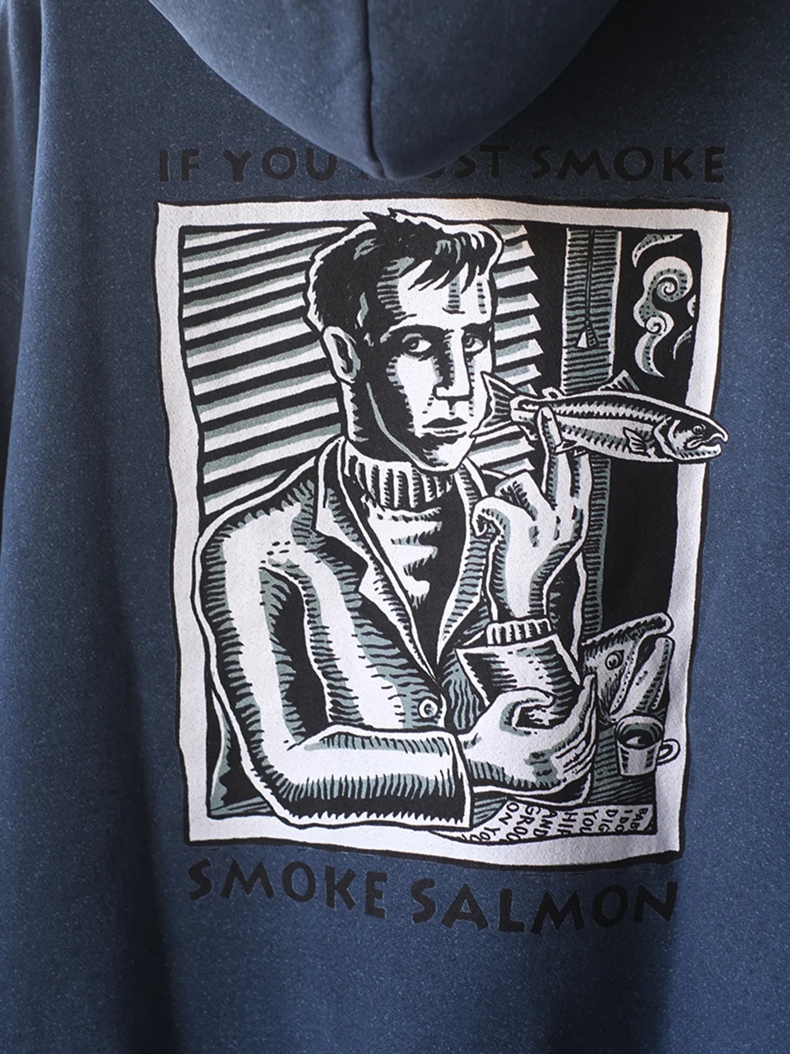 RAY TROLL "SMOKE SALMON HOODY(2colors)"