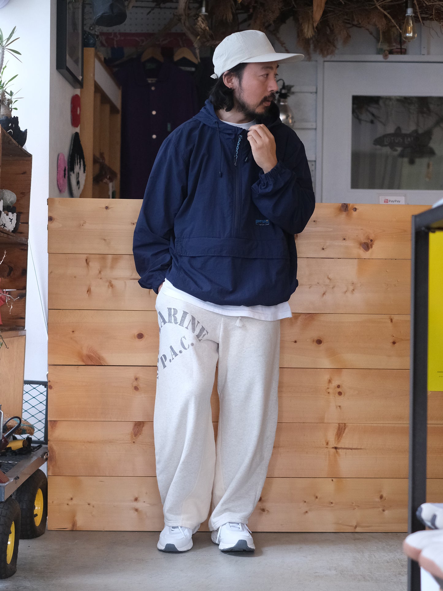 Kha:ki "REMAKE SWEAT OVAL PANTS(2colors) "