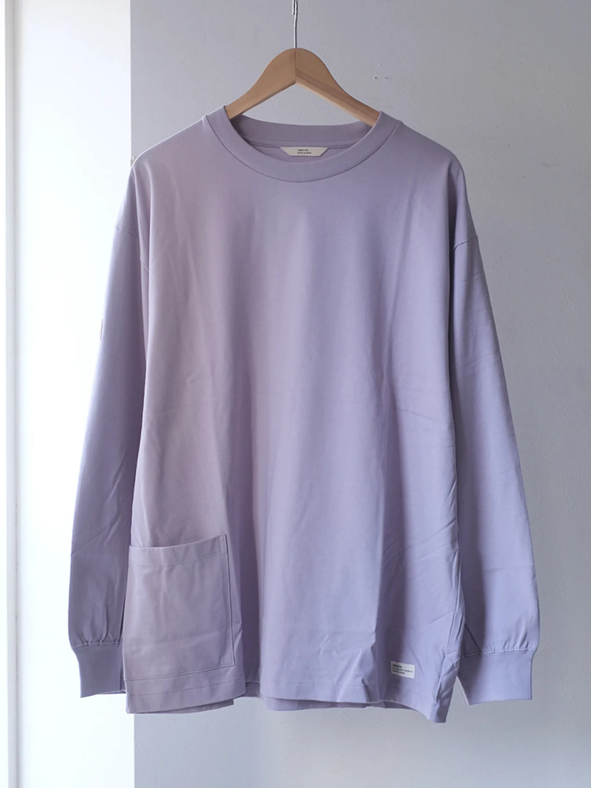 organicsta  "ORGANIC COTTON CHILL POCKET LONG TEE(2colors)"