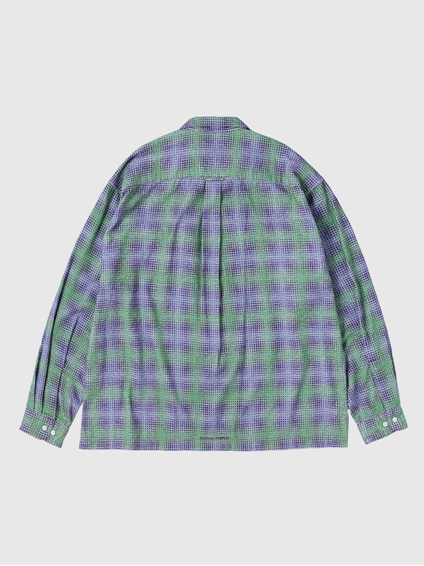 SEDAN ALL-PURPOSE "Printed Plaid Flannel Open Collar Shirt"