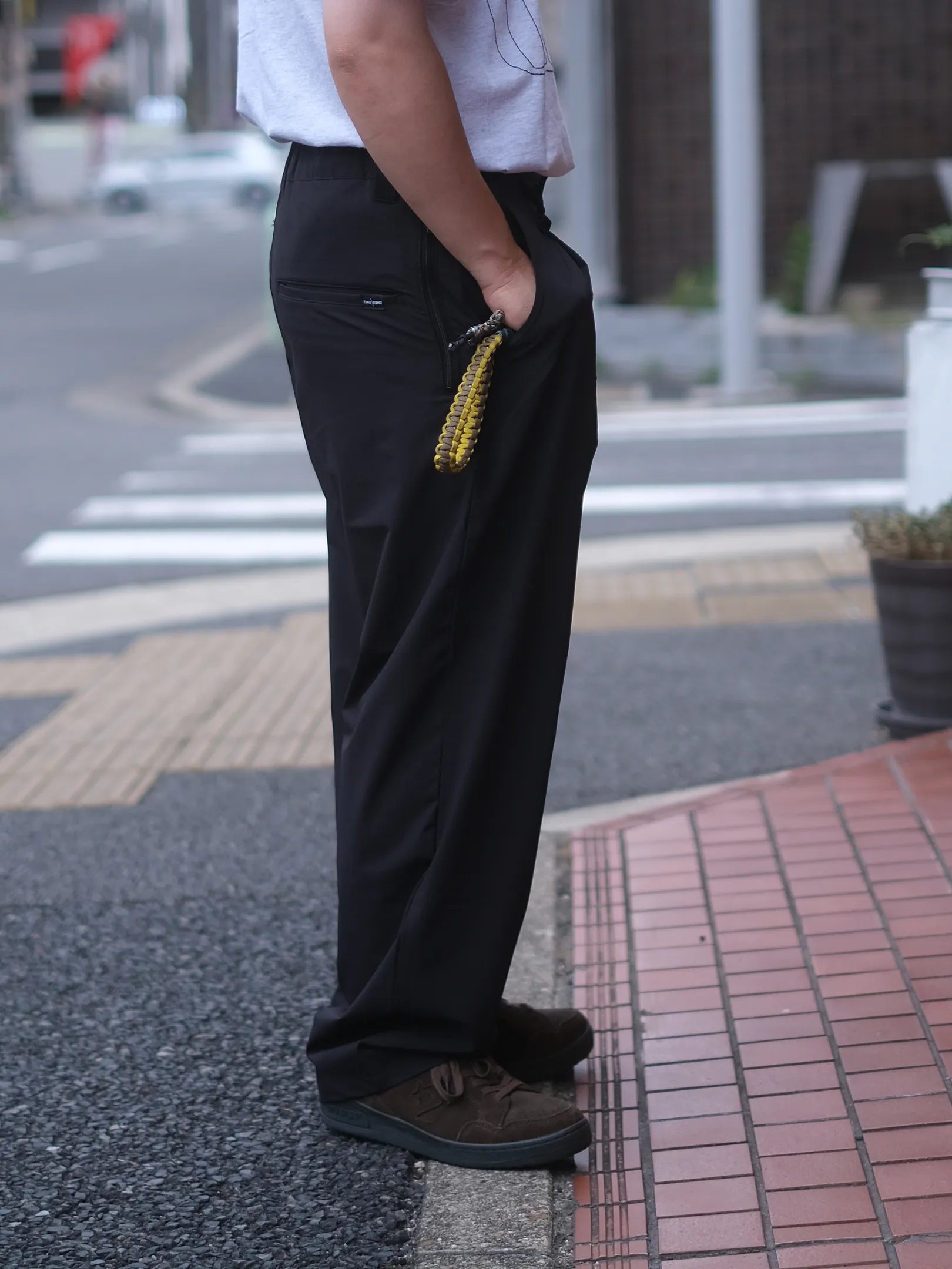 FAKIE STANCE　"D-40 Nylon Stretch BLK"