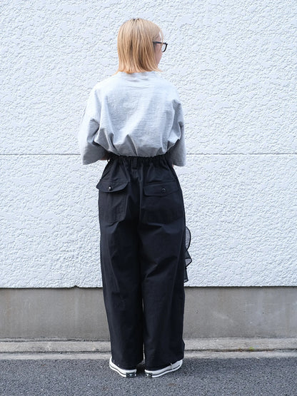 manon "LIP CLOTHTHREE TUCKWIDE PANTS(2colors)"