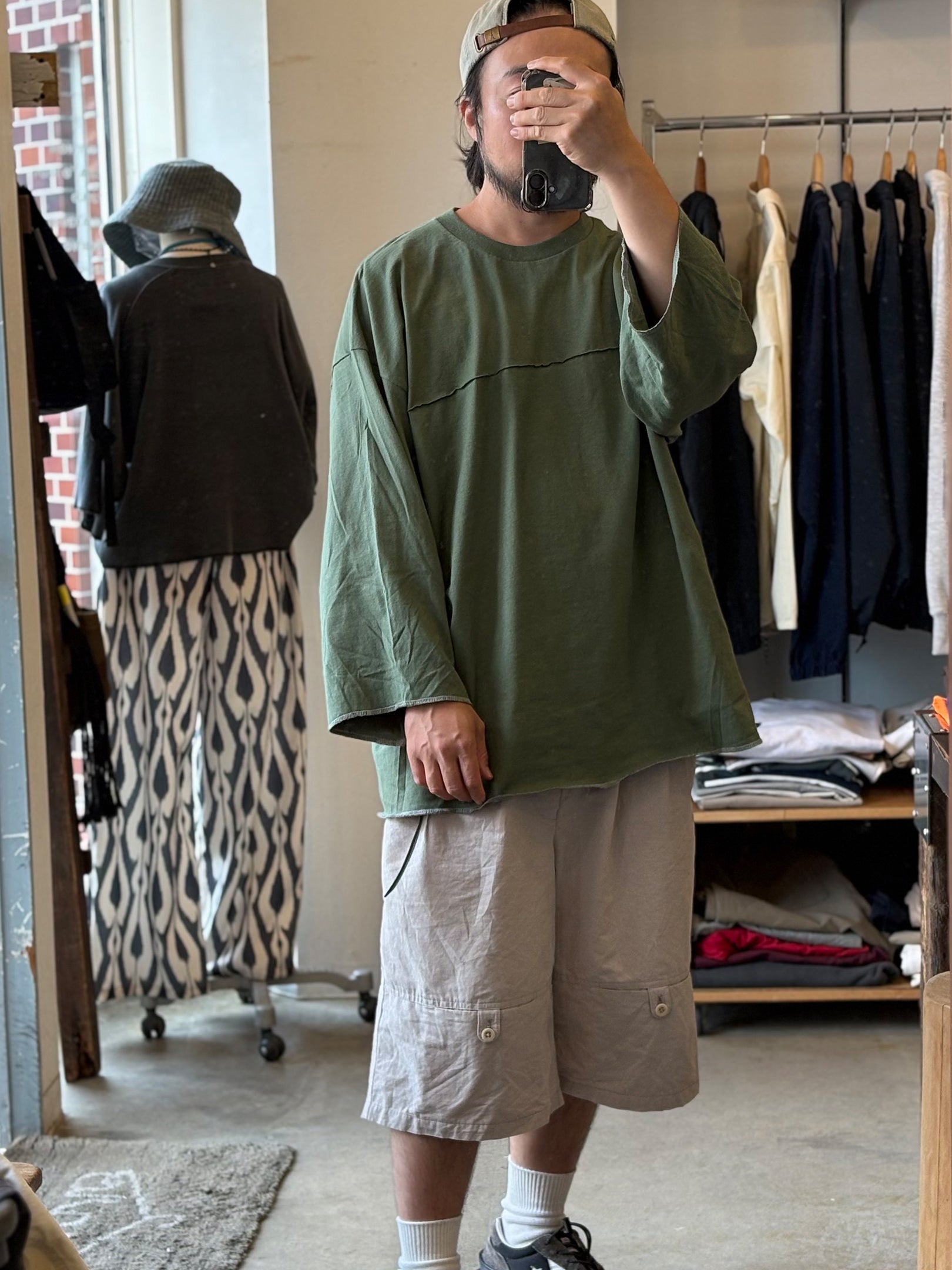 GILDAN CUSTOM DABO SLEEVE L/S Tee (M.GREEN)