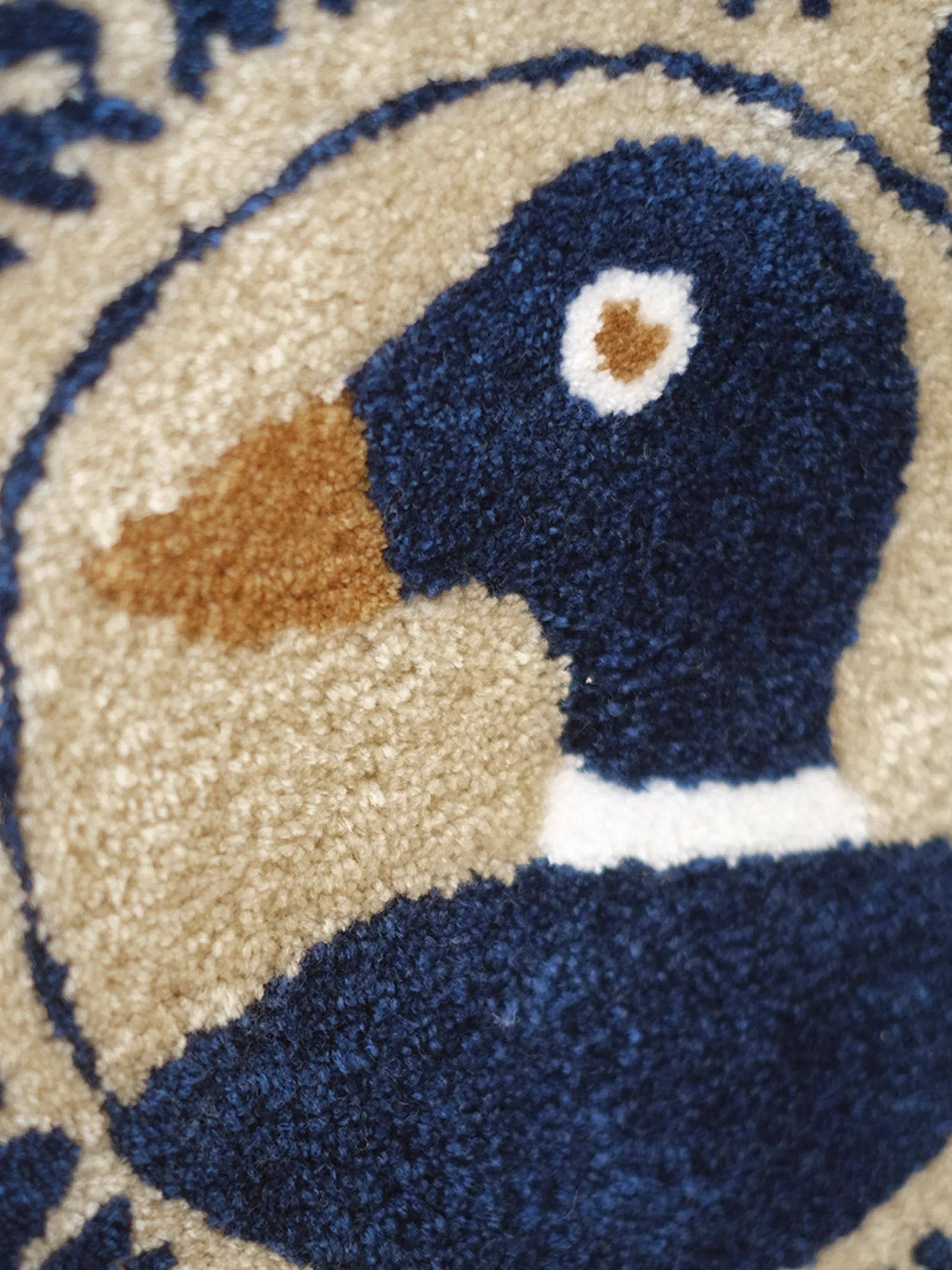 ◎受注生産◎ParrMark CRAFT WORKS × PANIRUG "DUCK RUG"