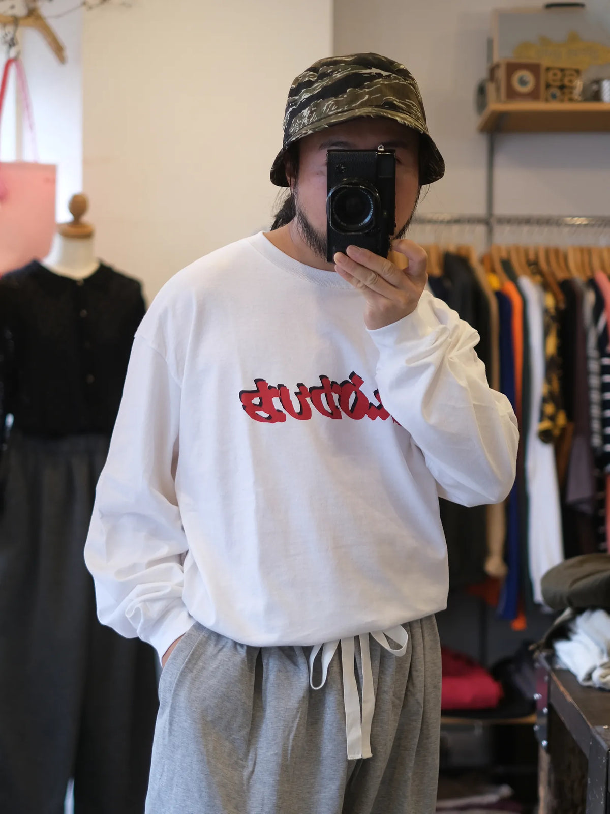 O.K. "EXODUB L/S TEE(2colors)"