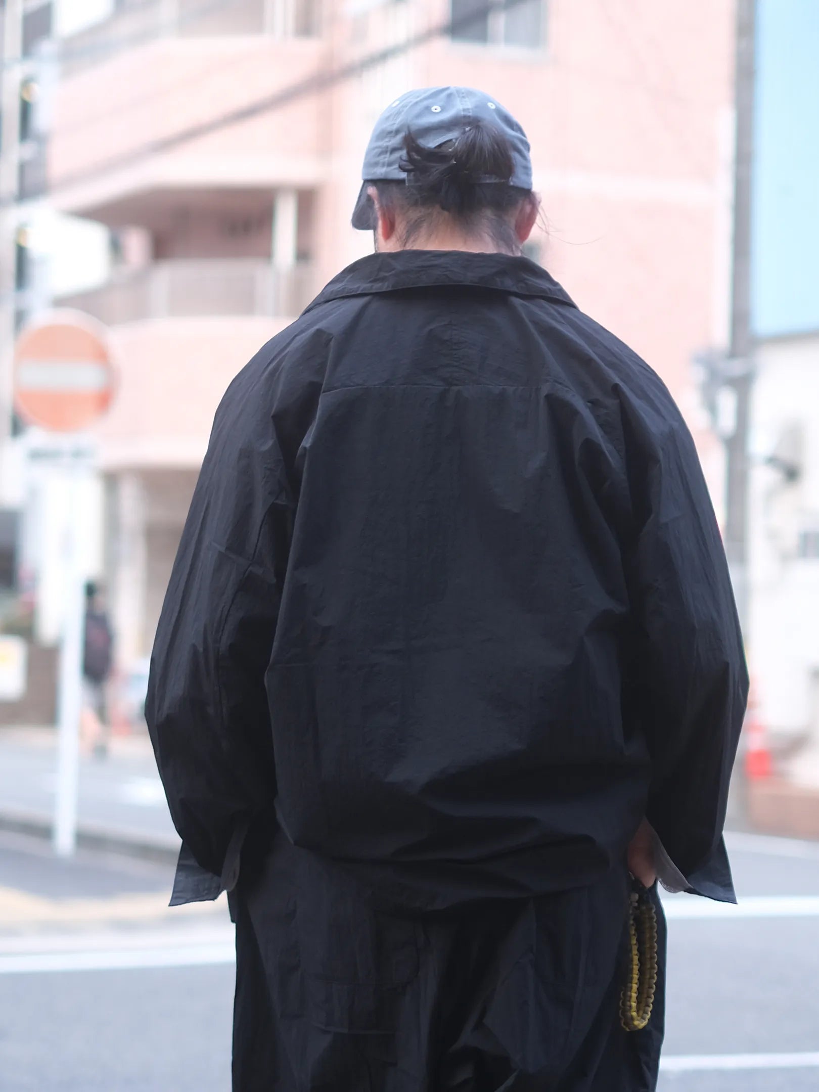 SOWBOW "SOWBOW SHIRT H /  SHRINKLE NYLON (2colors)"
