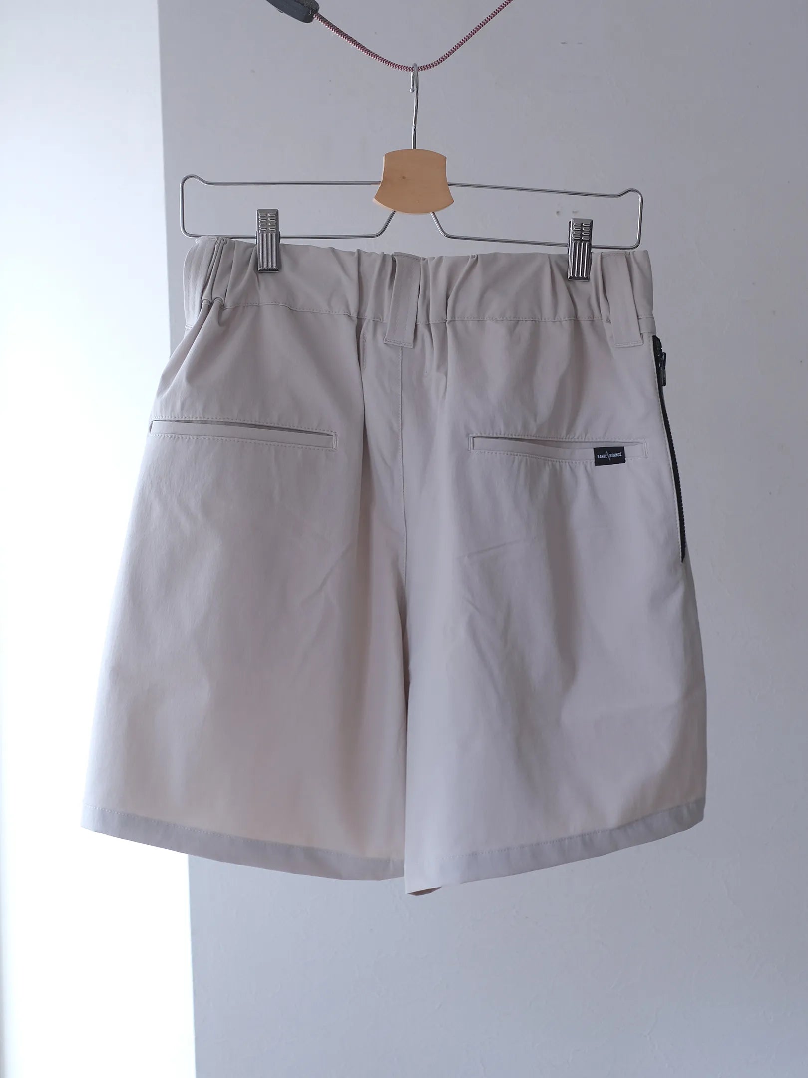FAKIE STANCE  "Wide Shorts(WHITE)"