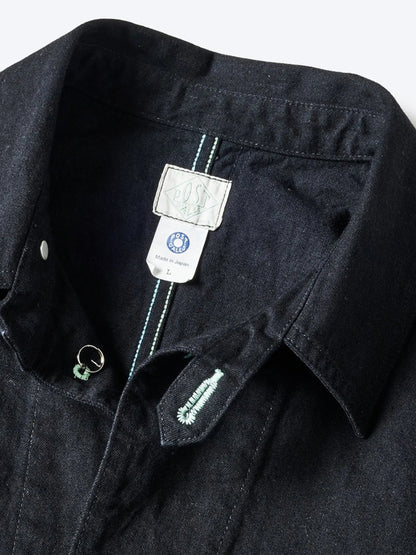 POST O'ALLS "#1101-FTC No.1 Jacket : flat twill charcoal"