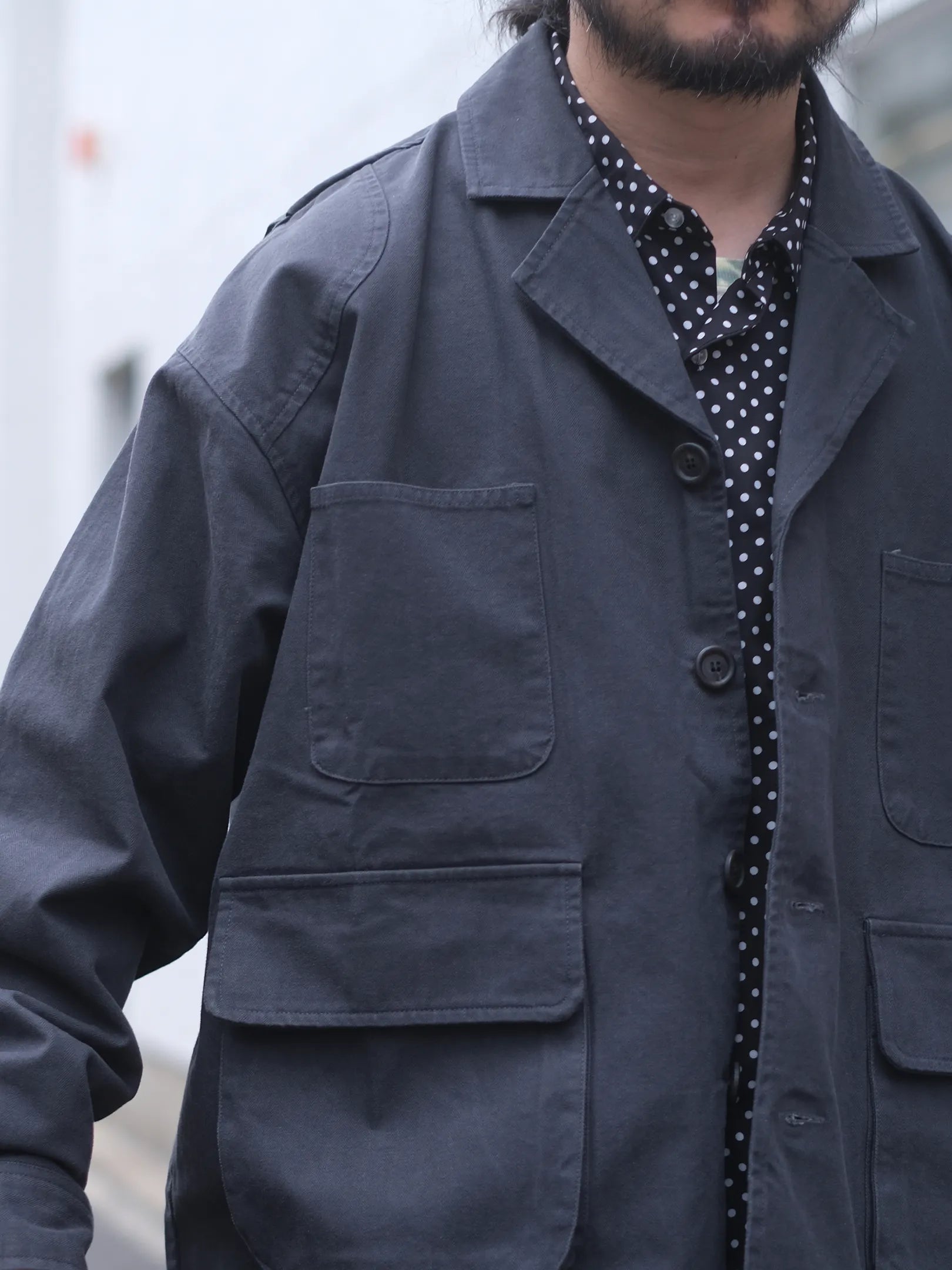 FAKIE STANCE　"FATIGUE JACKET BLK"