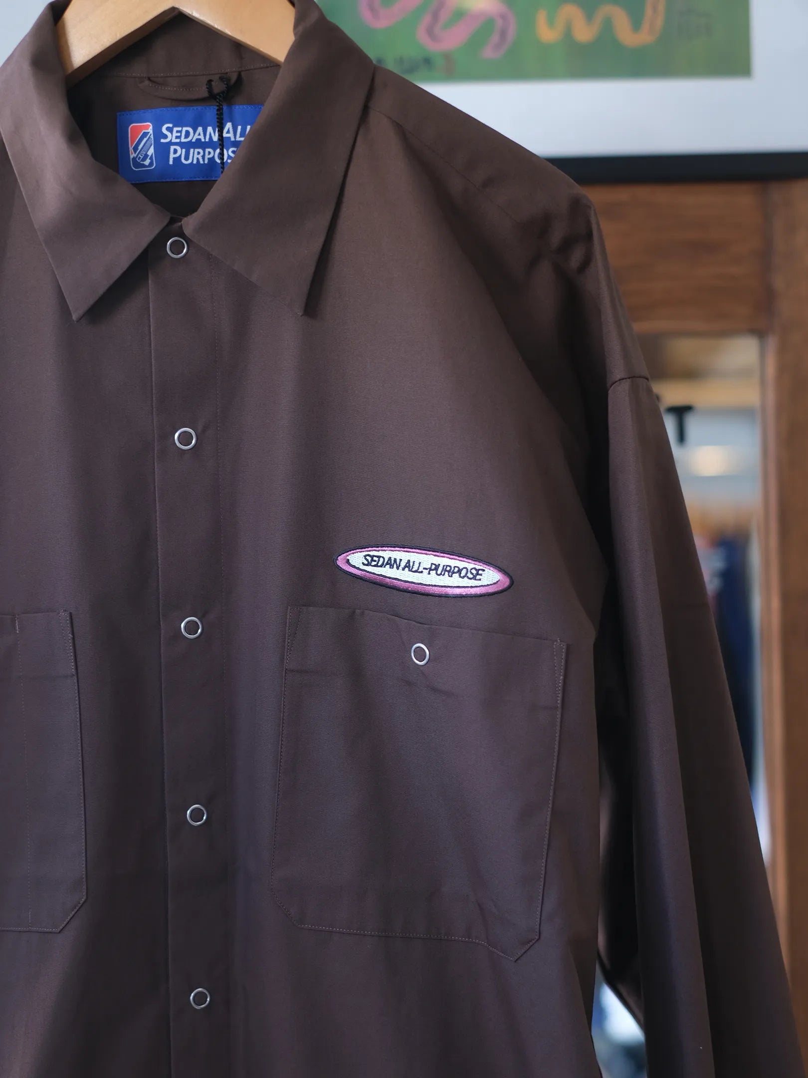 8/23 12~  SEDAN ALL-PURPOSE "Oval Logo Work Shirt"