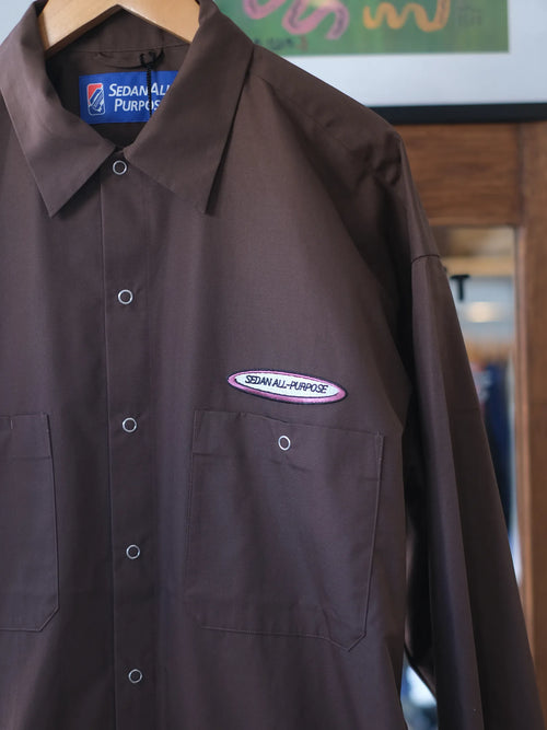 8/23 12~  SEDAN ALL-PURPOSE "Oval Logo Work Shirt"