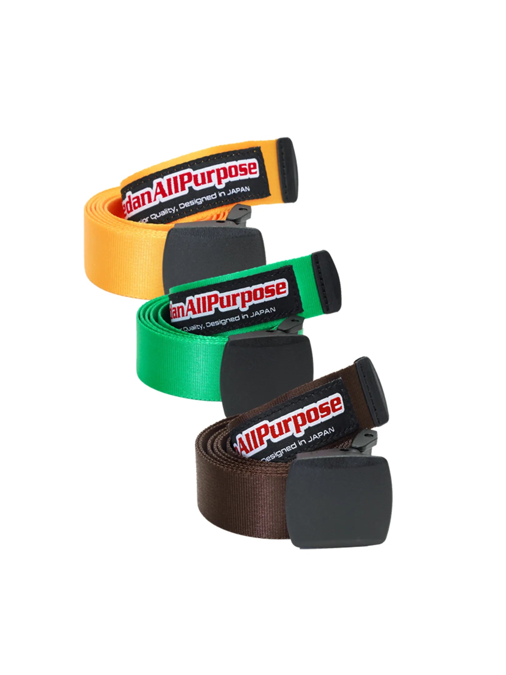 SEDAN ALL-PURPOSE "Skate Logo Nylon Web Belt(3colors) "