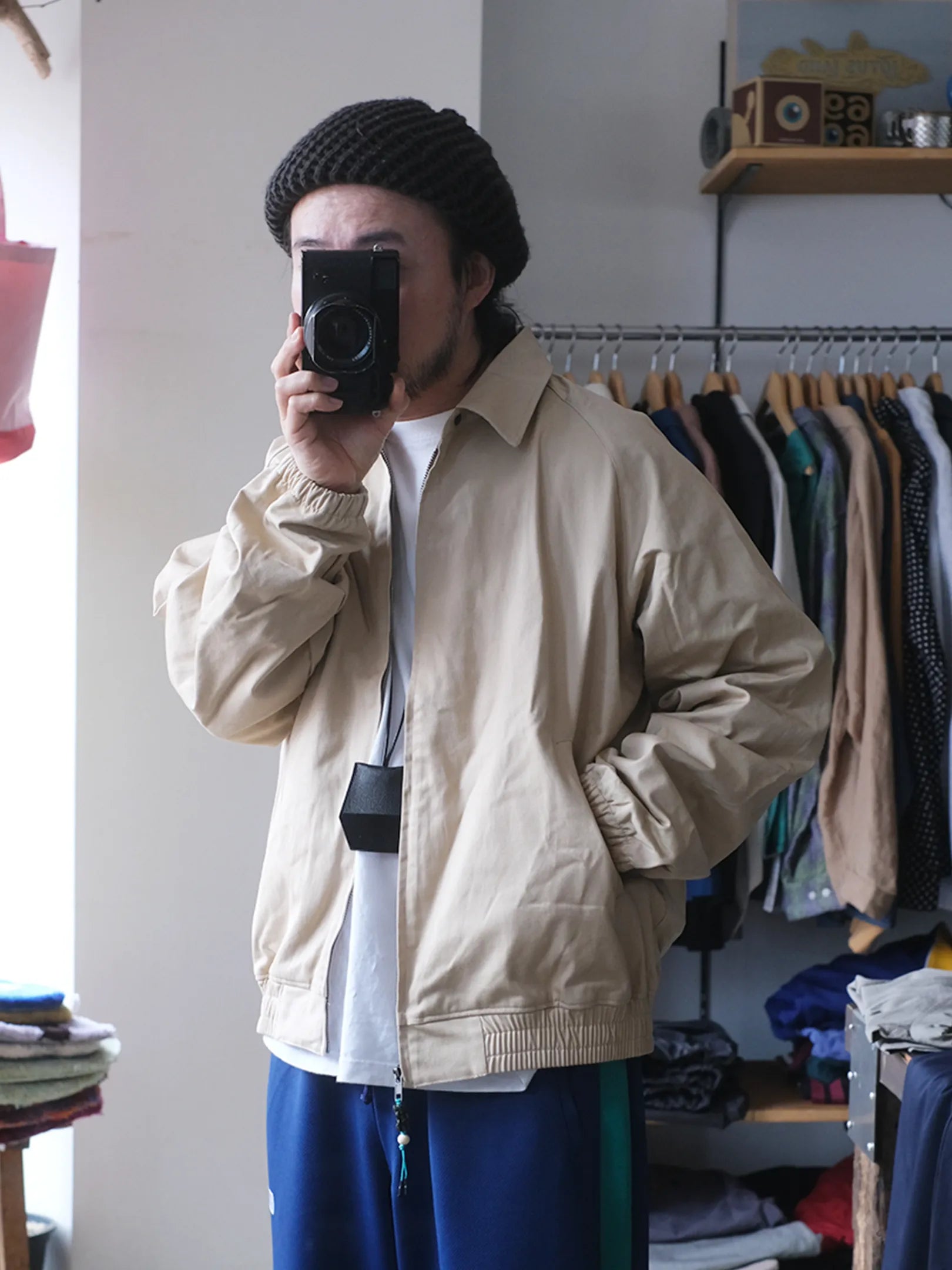 ★受注生産★panio  "cotton drizzler jacket (2colors)"