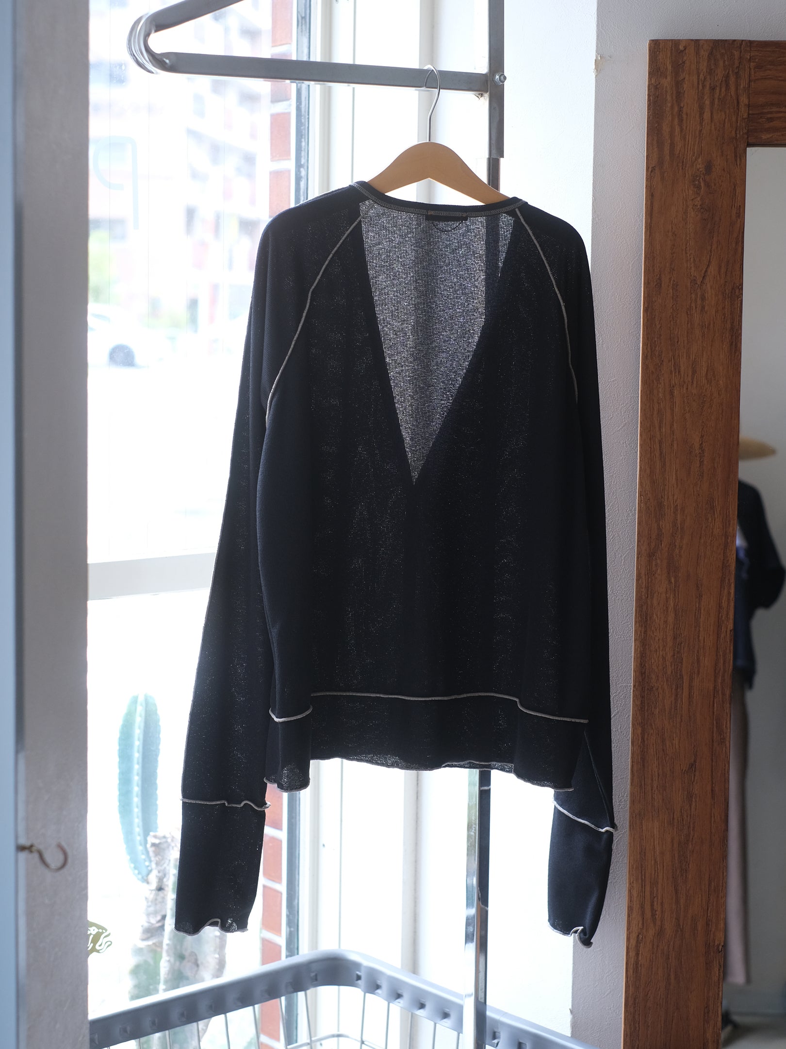 Kha:ki "DRY PIQUE CARDIGAN(2colors)"