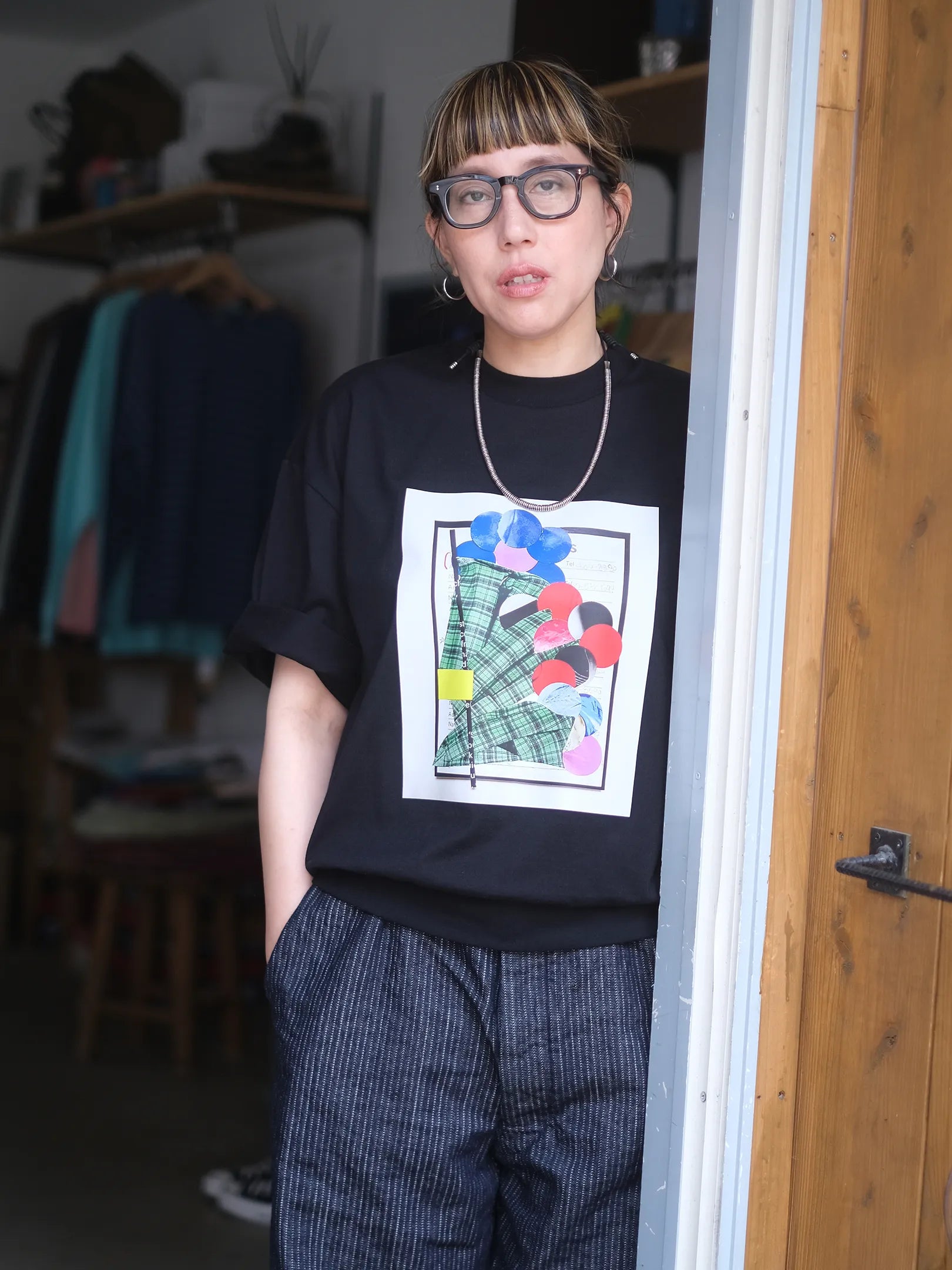 manon "BOUQUET PRINT TEE"(2colors)