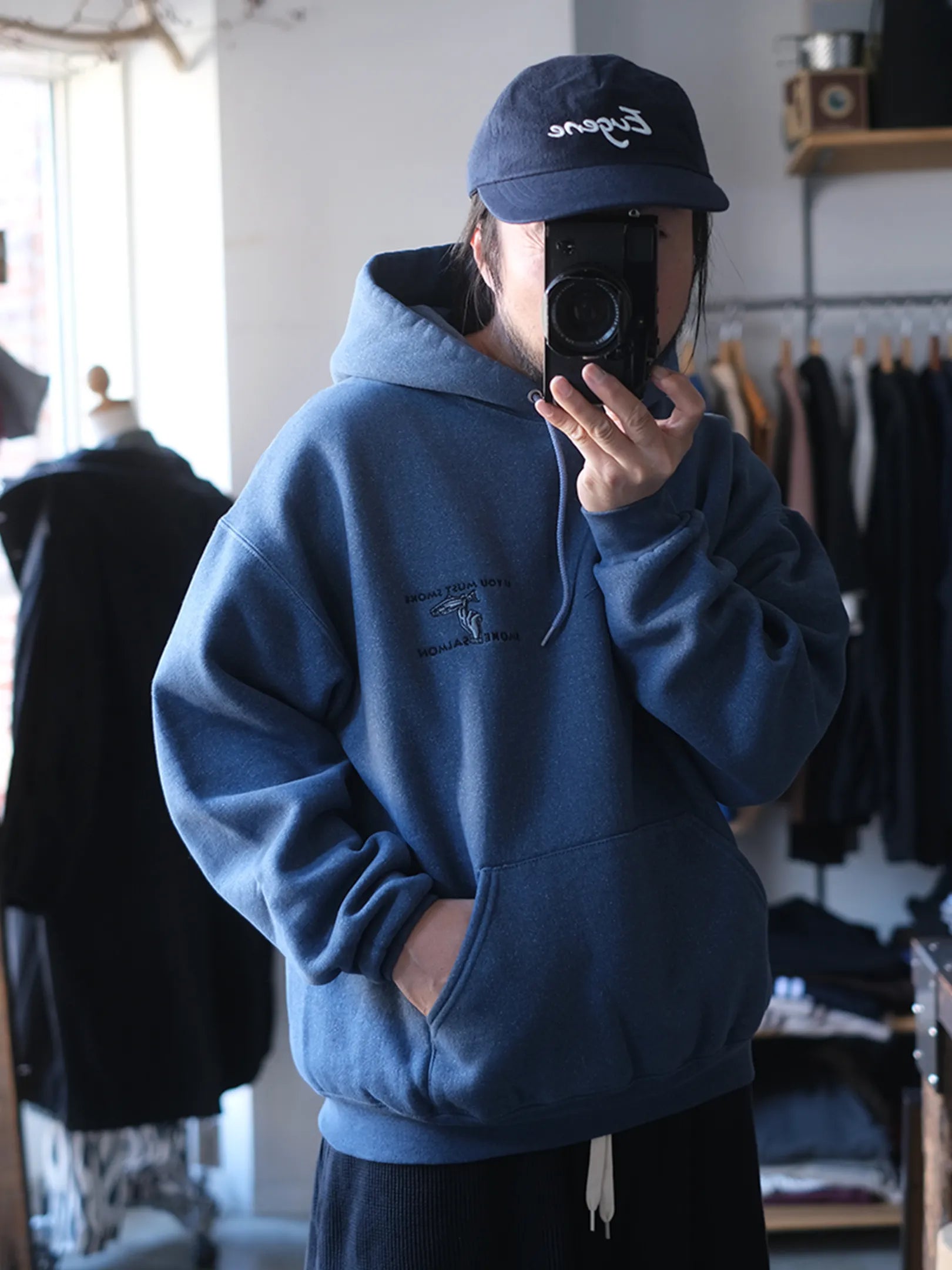 RAY TROLL "SMOKE SALMON HOODY(2colors)"