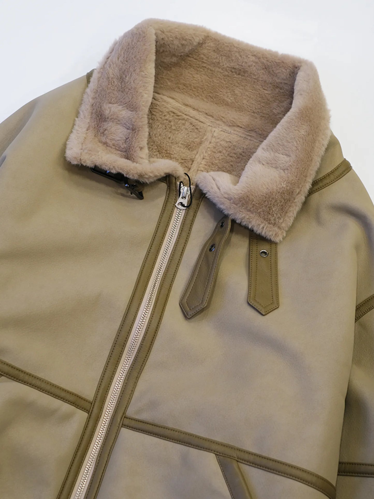 Kha:ki "ECO MOUTON B3 JACKET"