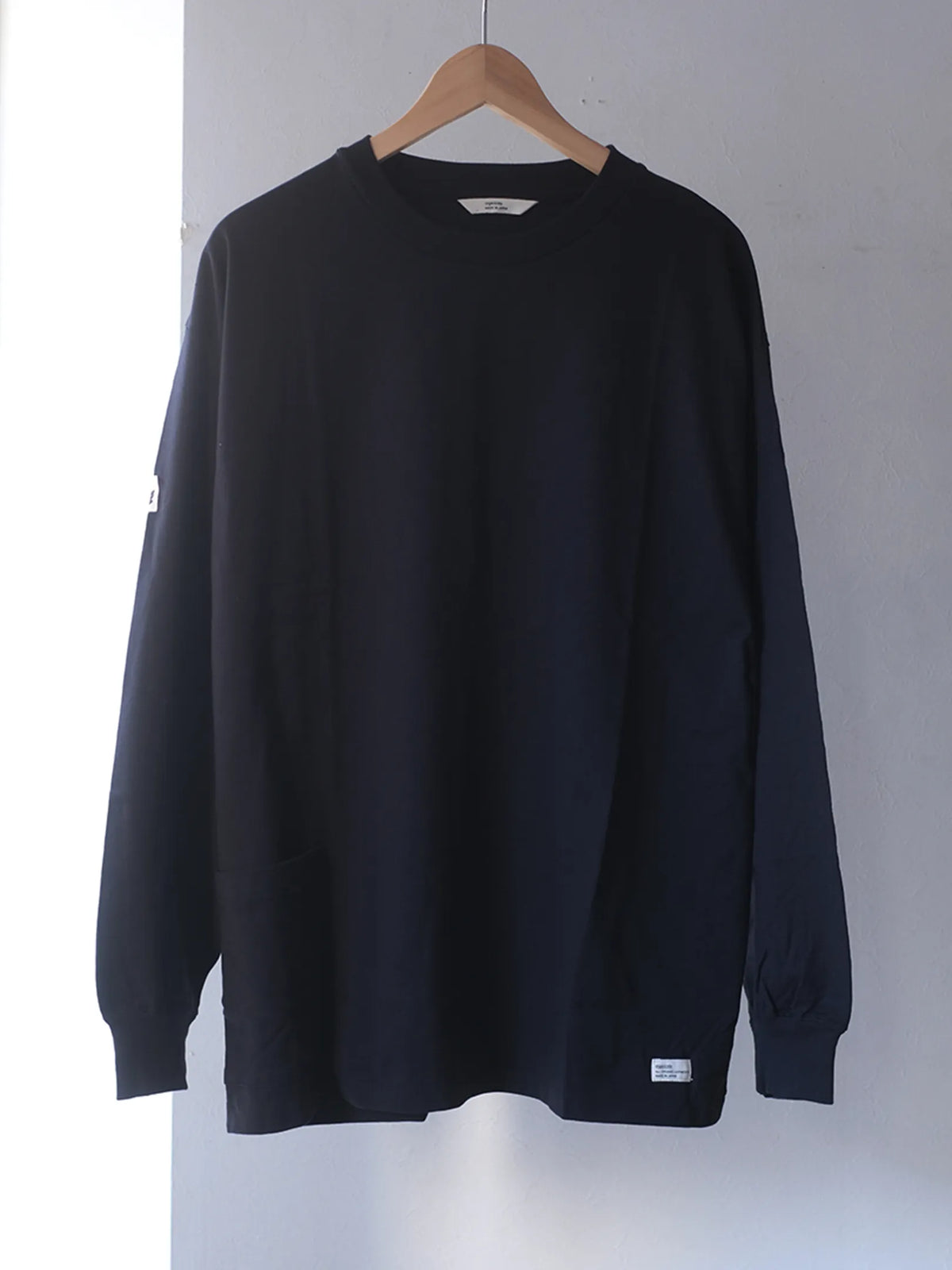 organicsta  "ORGANIC COTTON CHILL POCKET LONG TEE(2colors)"