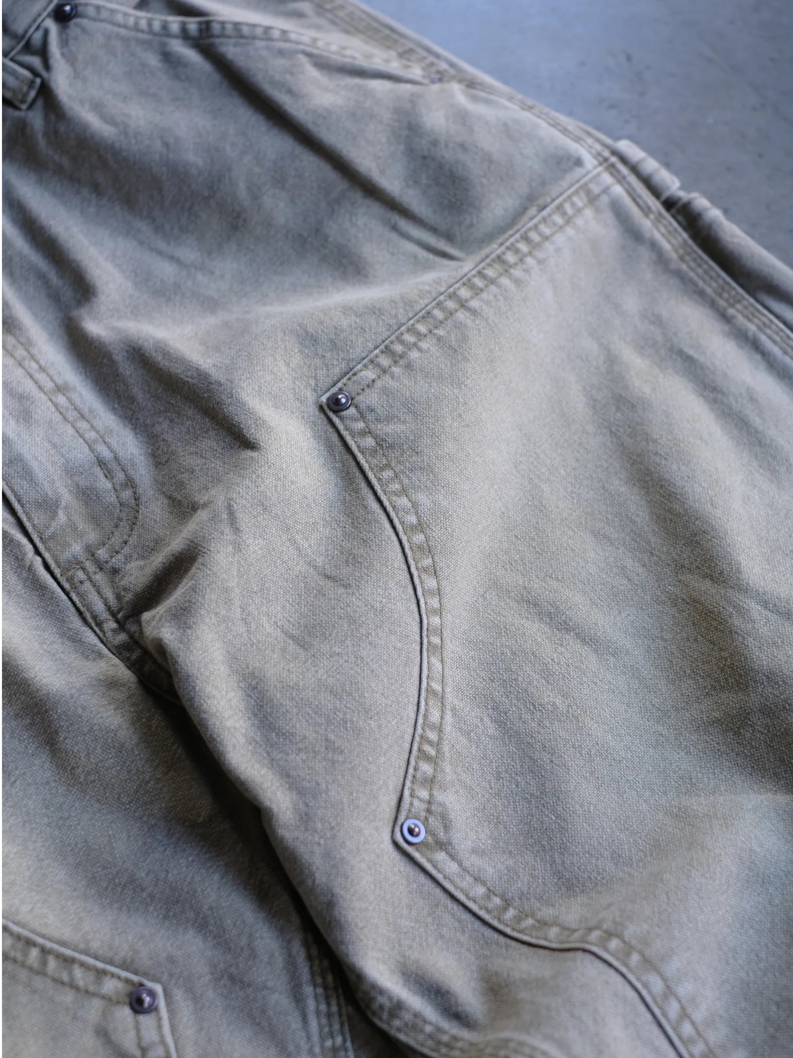 3/7 12~ SEDAN ALL-PURPOSE "Vintage Washed Double Knee Pants(2colors)"