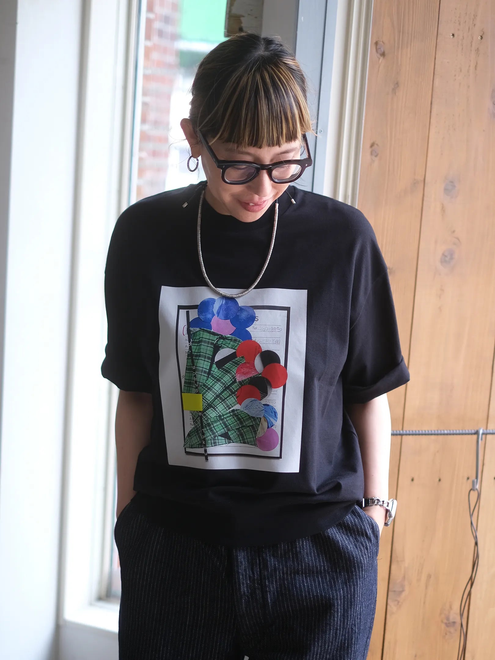 manon "BOUQUET PRINT TEE"(2colors)