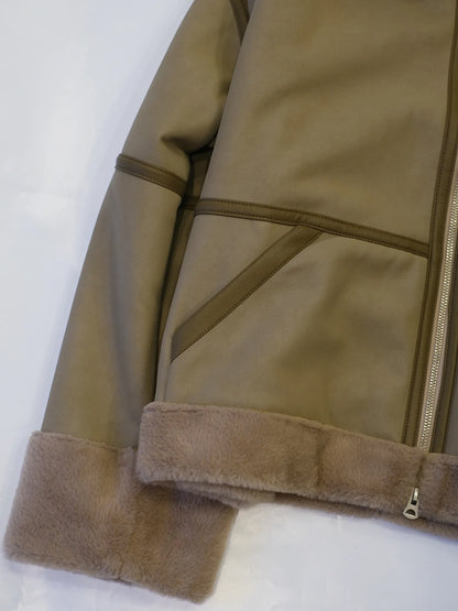 Kha:ki "ECO MOUTON B3 JACKET"