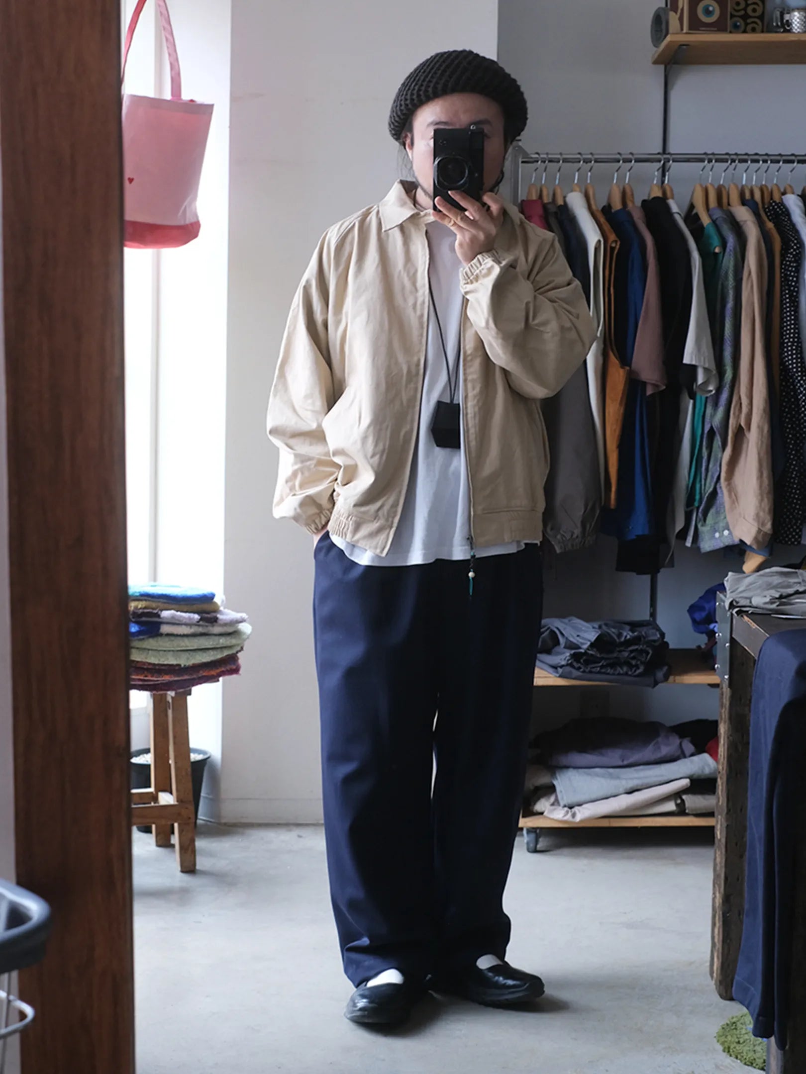 ★受注生産★panio  "cotton drizzler jacket (2colors)"