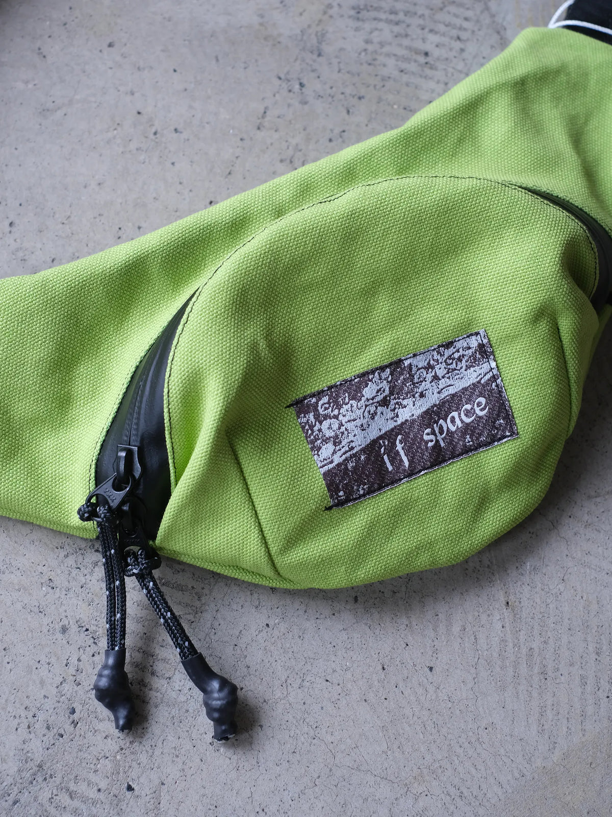 if space "Waist Mini Pack – Cotton twill Lime"