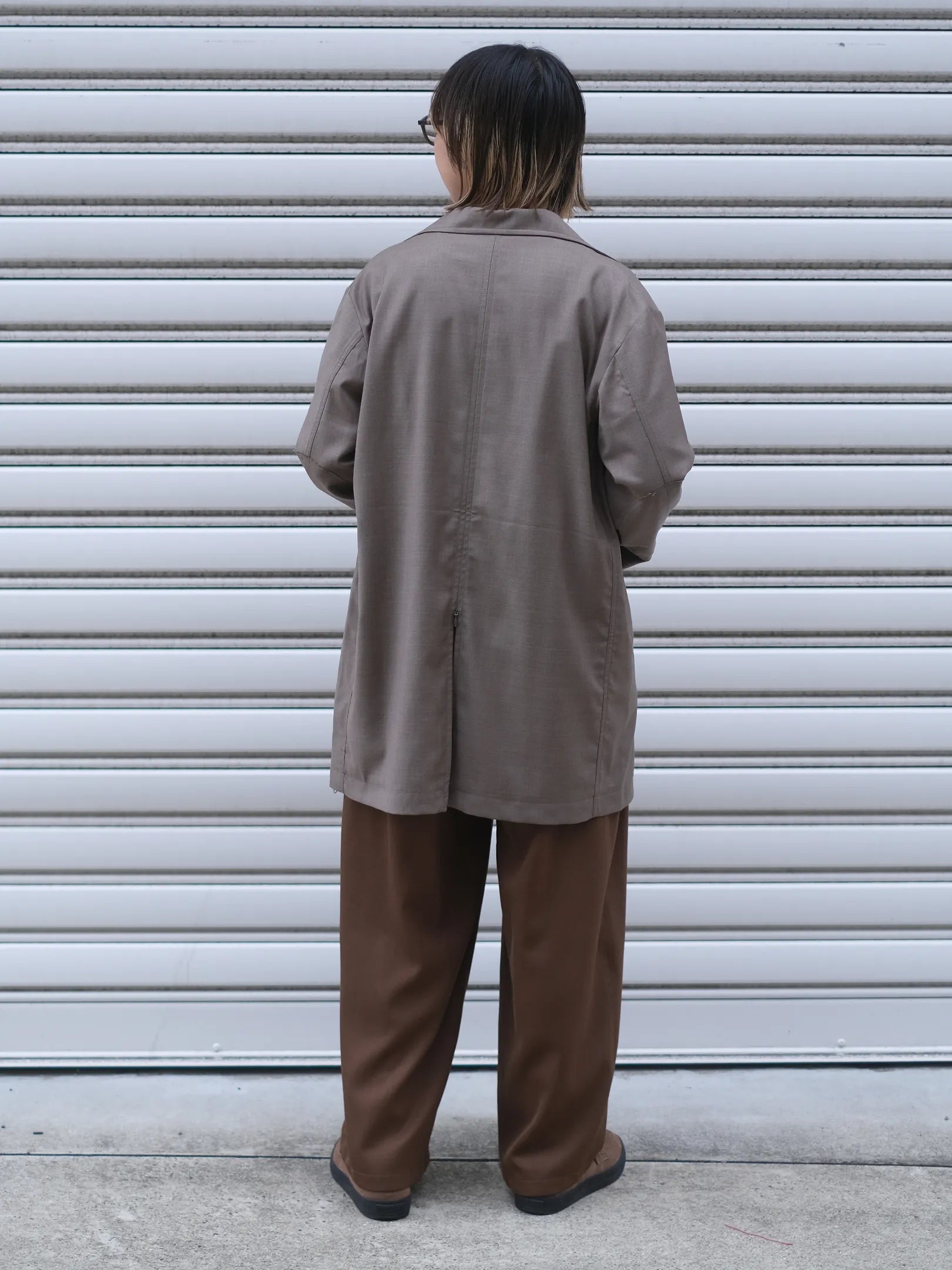 ANTHOM "ウール100% ダブルジャケット"