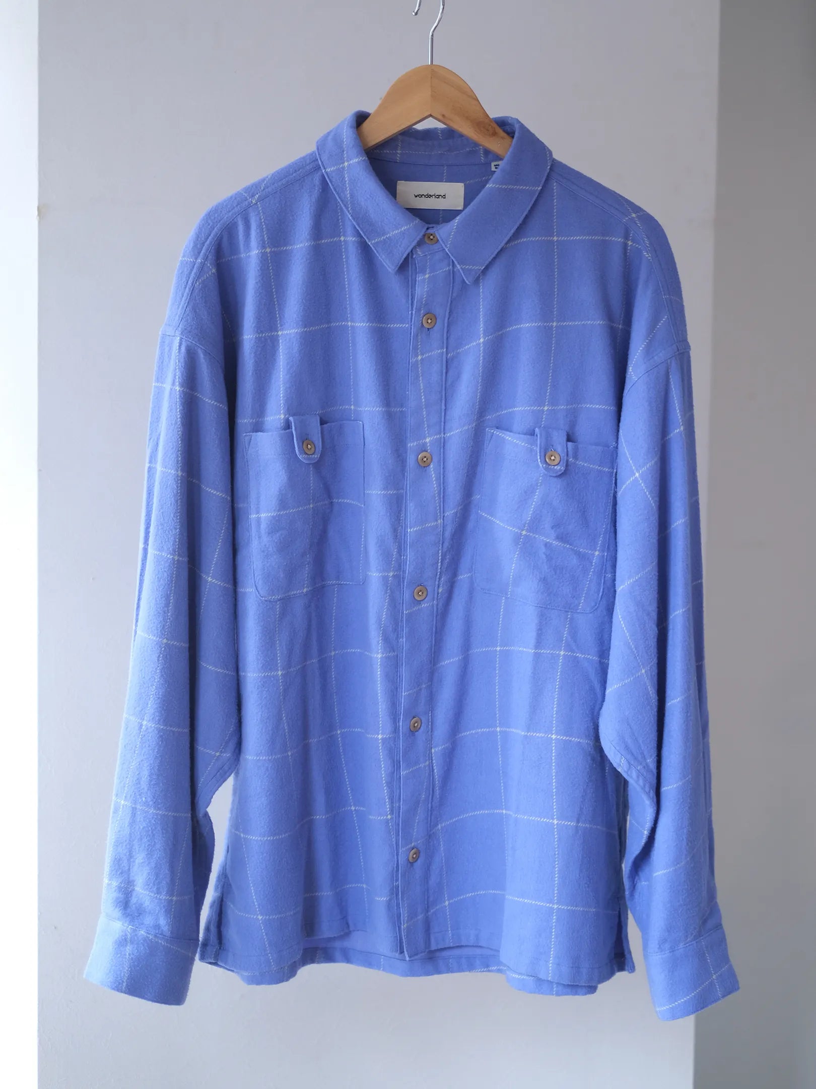 wonderland  "Broken Check Shirt"