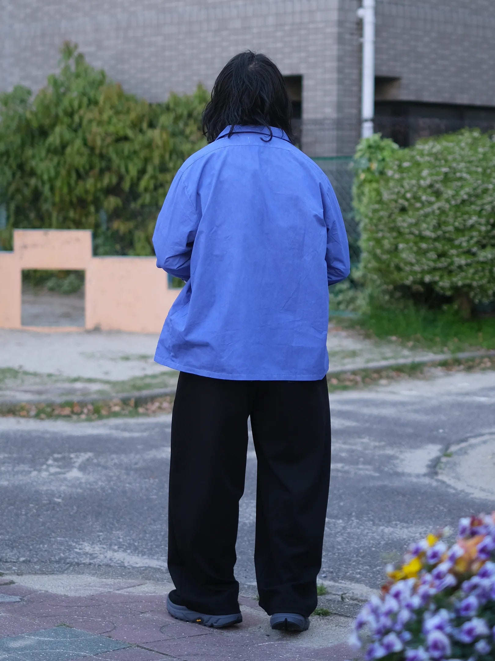 BULIDING "SCHOOL UNIFORM SHIRTS LS(2colors)"