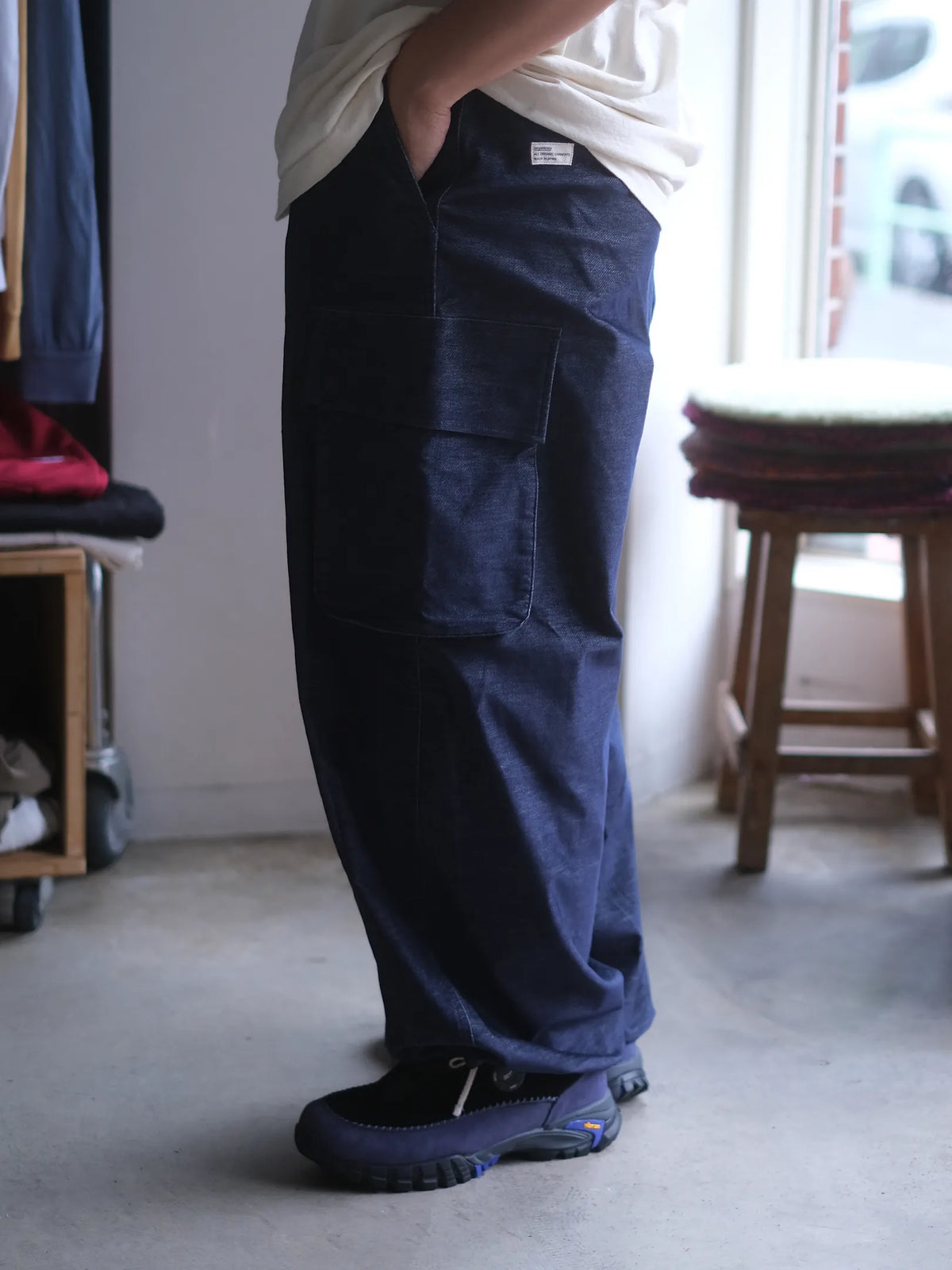 organicsta  "ORGANIC COTTON VELVETEEN CARGO PANTS(2colors)"
