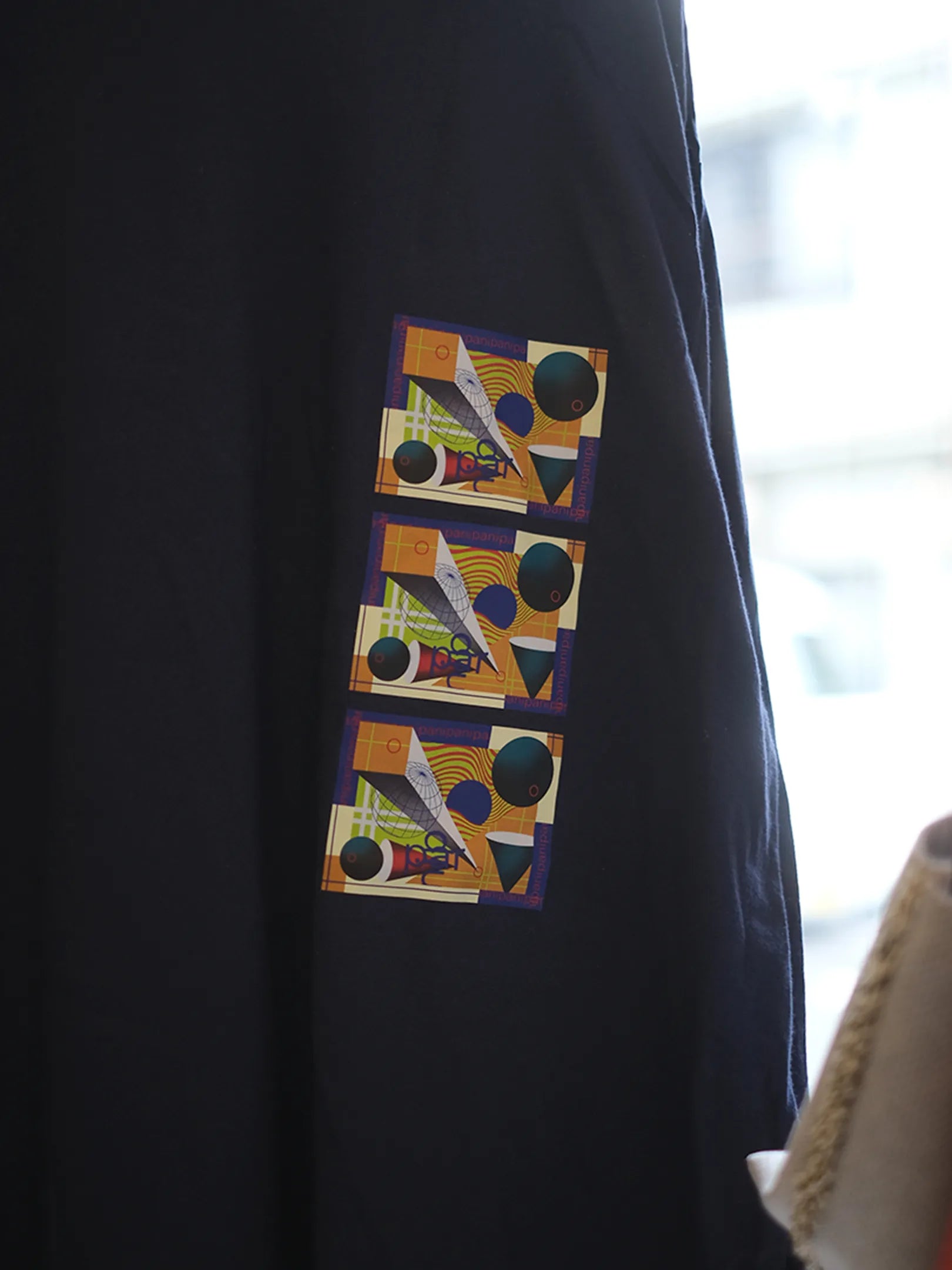 "PANIO REPUBLIC L/S Tee -present past future-(3colors)"