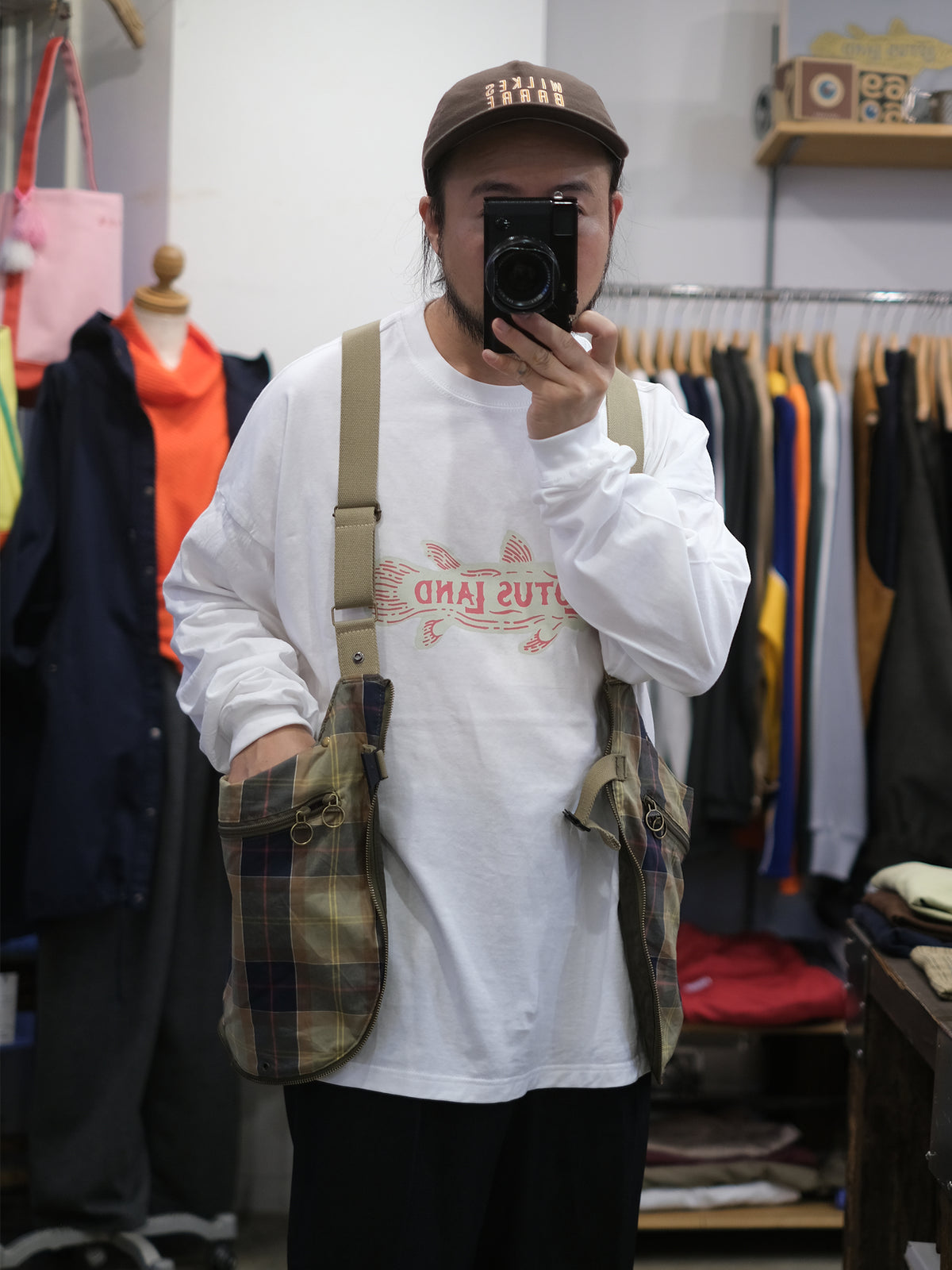 ★Made to order★LOTUSLAND "COELACANTH L/S TEE(SAND)"