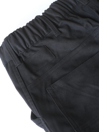 THE SUNNY "TECH SUEDE PAINTER PANTS / BLACK"