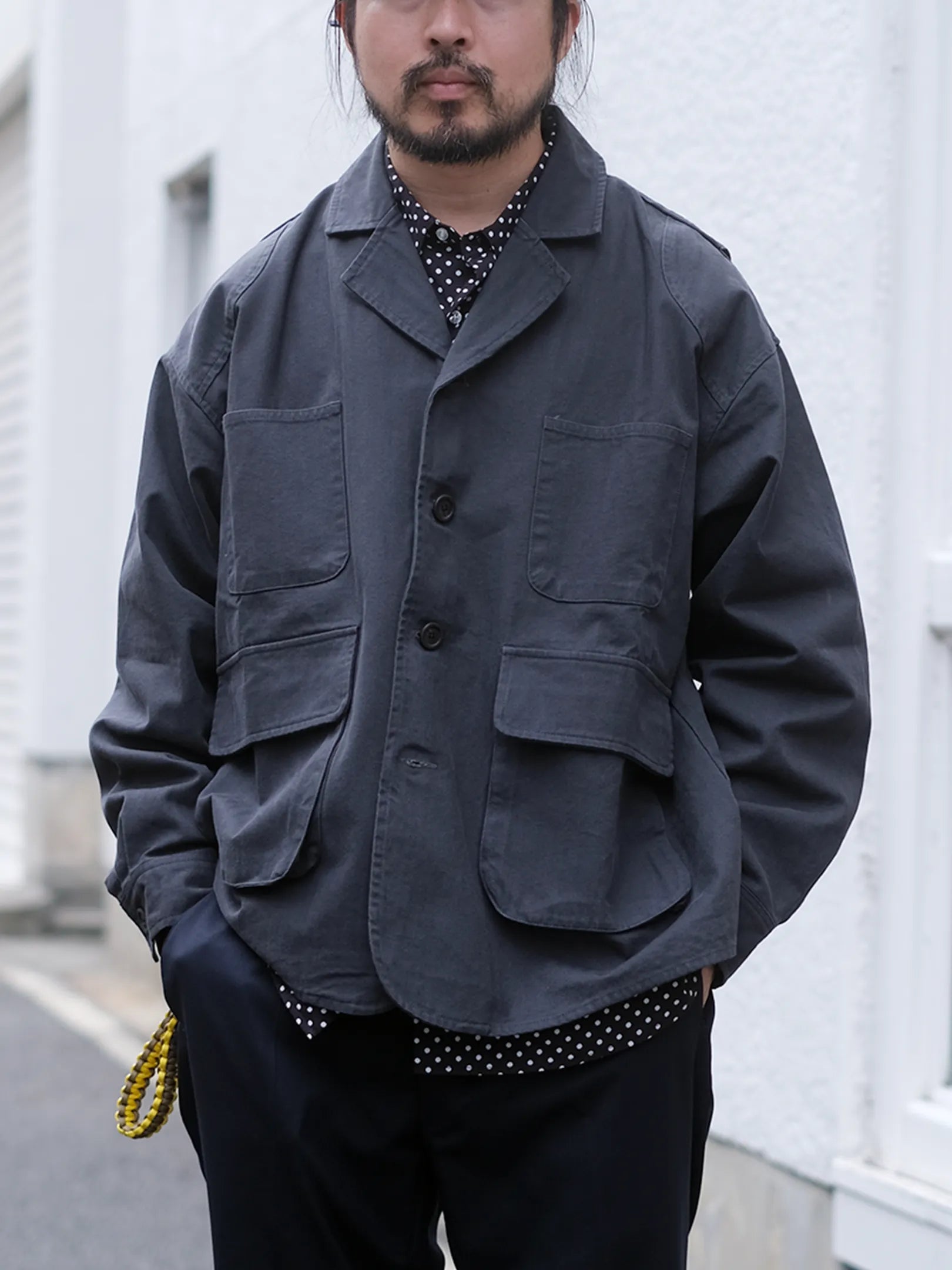 FAKIE STANCE　"FATIGUE JACKET BLK"