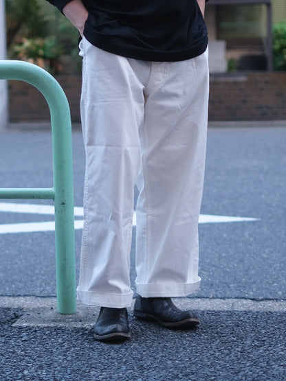 LUCEBER　"M52 CHINO PANTS(WHITE)"