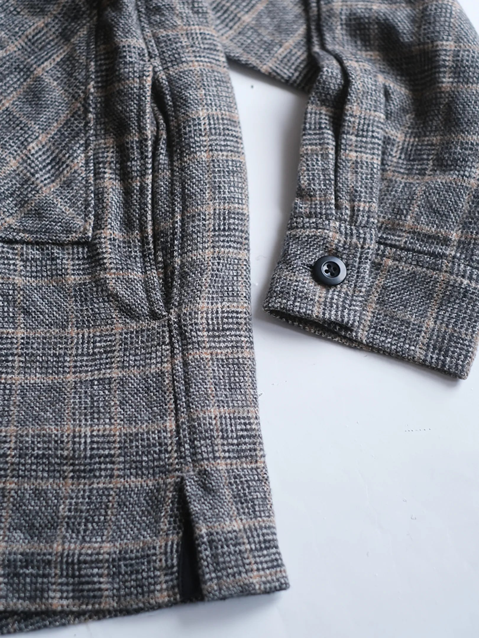 maillot "Tweedy Cotton Check Shirt Jacket"
